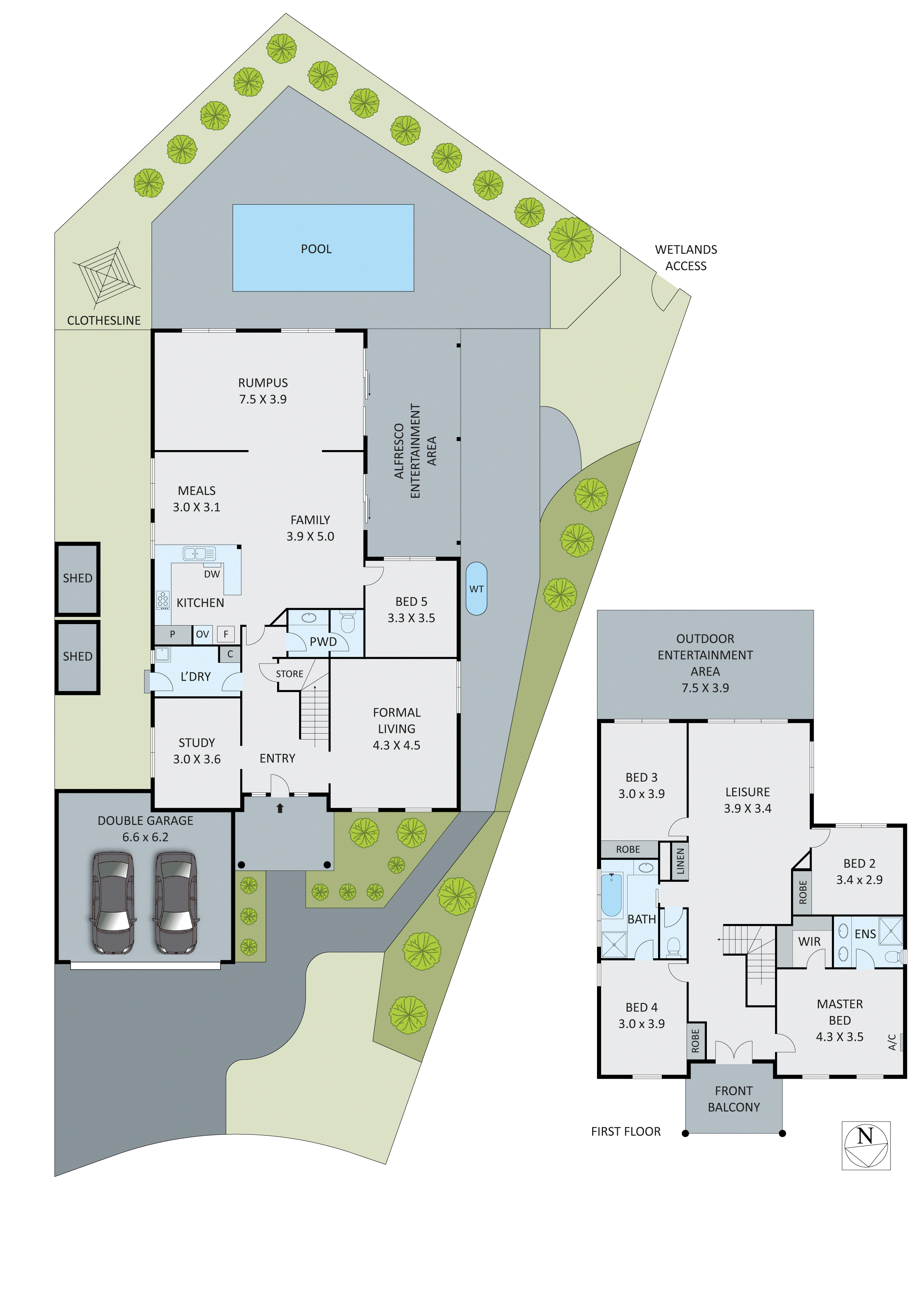 12 ODonnell Close, Aspendale Gardens VIC 3195 - Floorplan