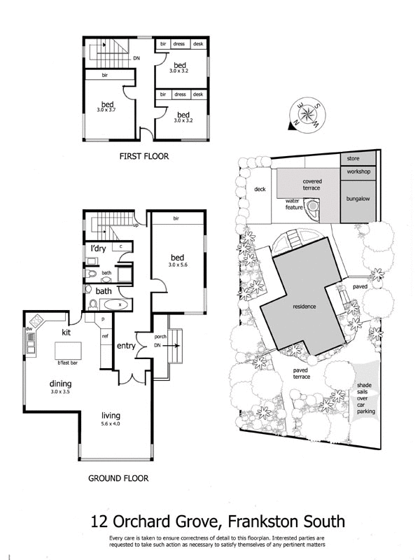 12 Orchard Grove, FRANKSTON SOUTH VIC 3199 - Floorplan