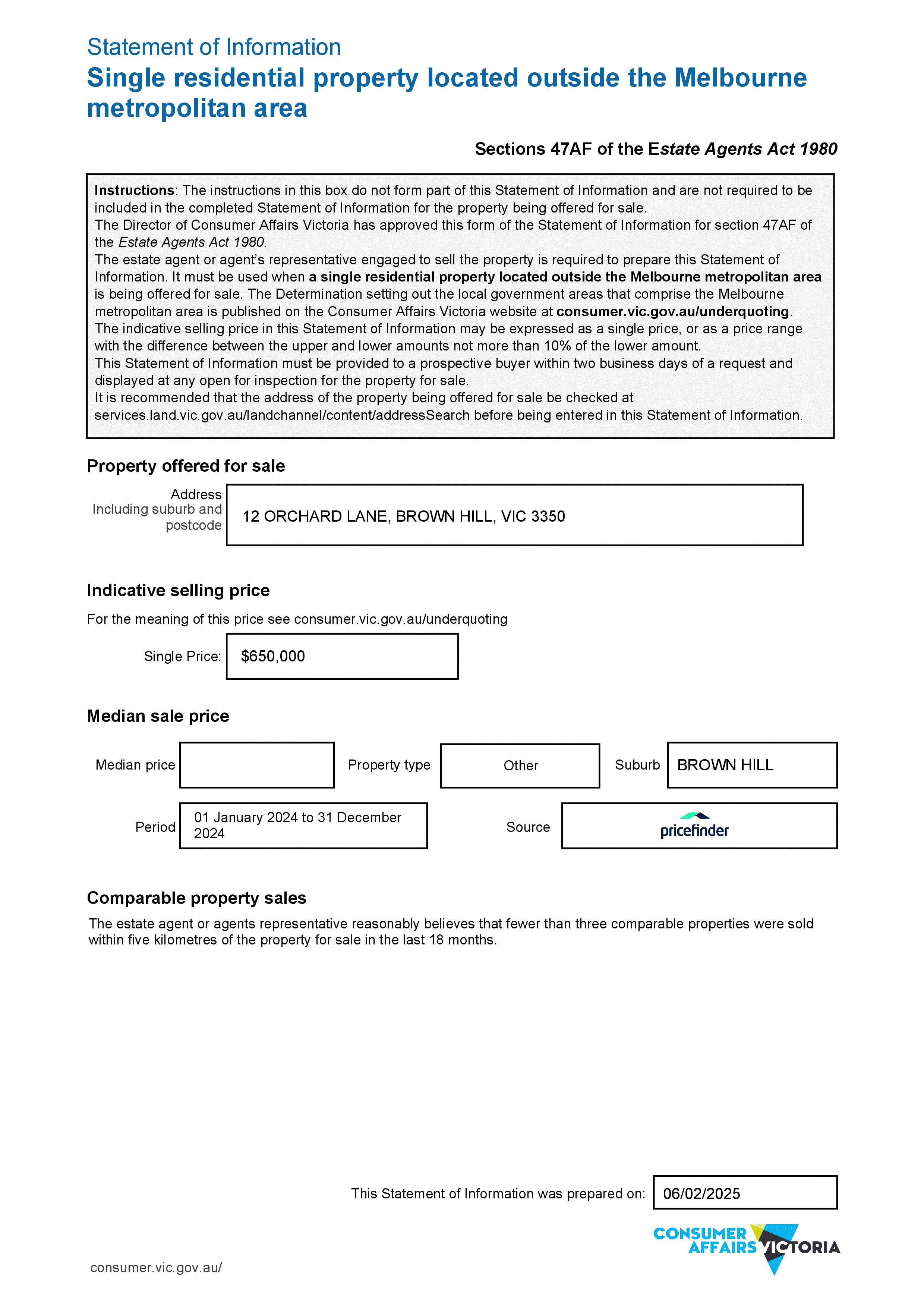 12 Orchard Lane, Brown Hill VIC 3350 - Floorplan
