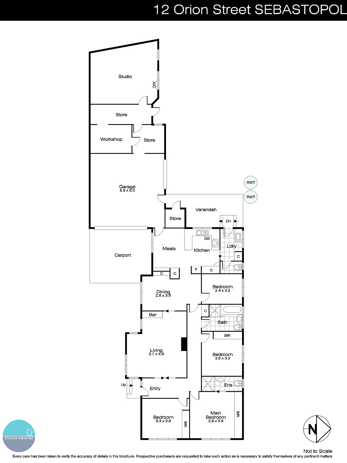 12 Orion Street, Sebastopol VIC 3356 - Floorplan