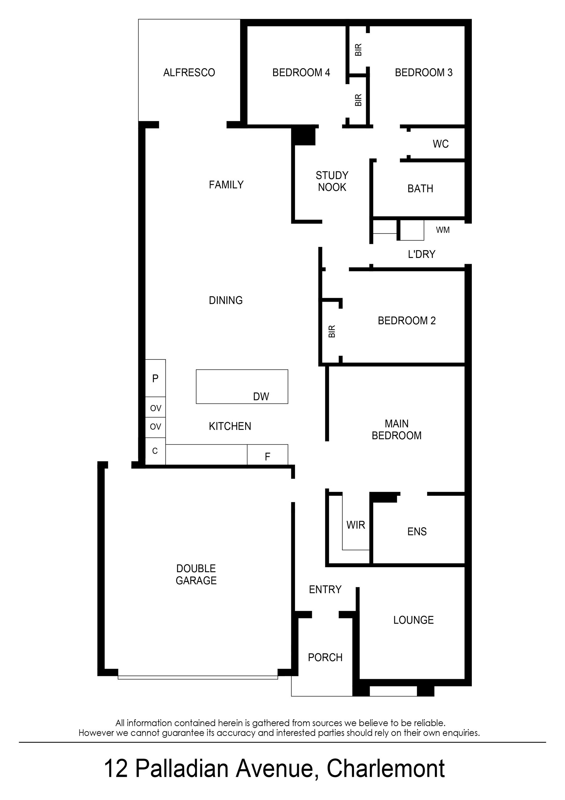 12 Palladian Drive, Charlemont VIC 3217 - Floorplan