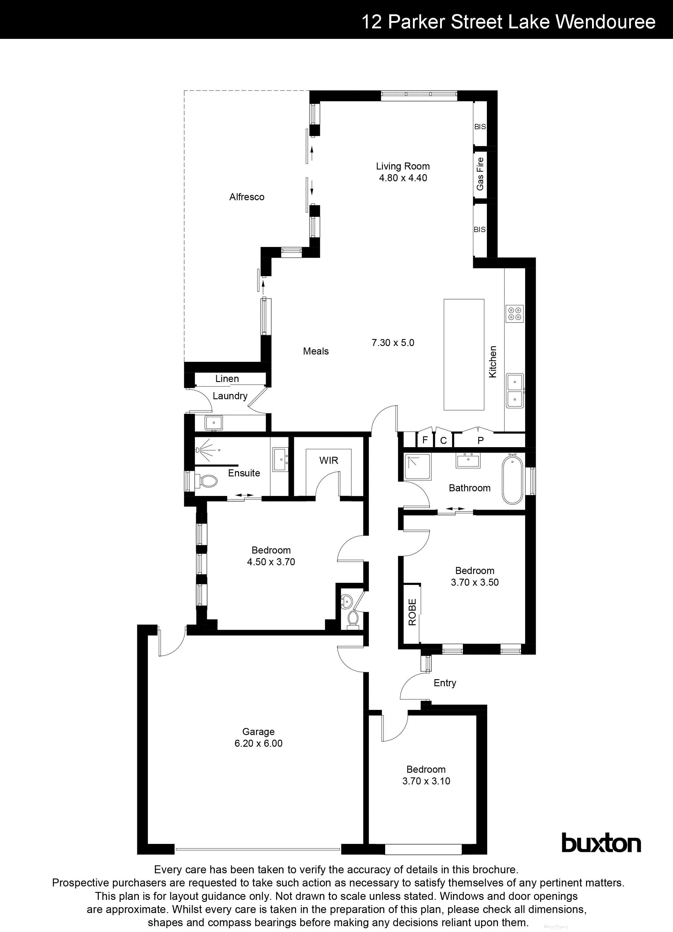 12 Parker Street, Lake Wendouree VIC 3350 - Floorplan