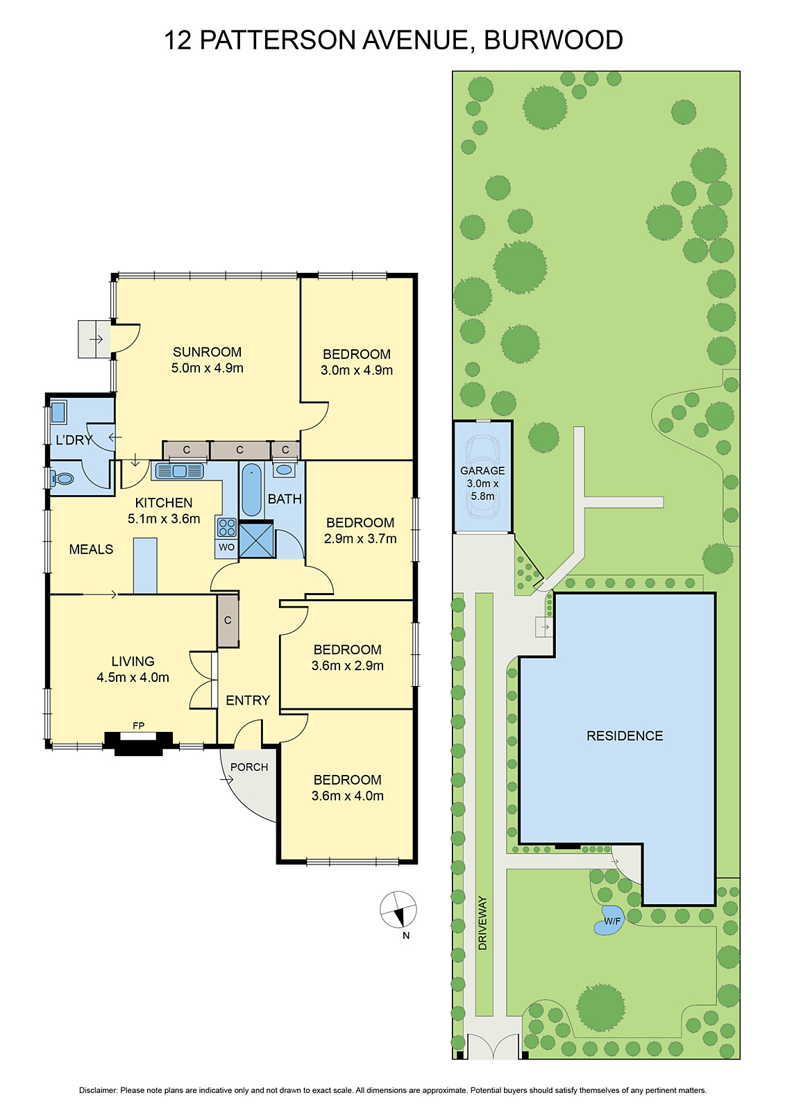 12 Patterson Avenue, Burwood VIC 3125 - Floorplan