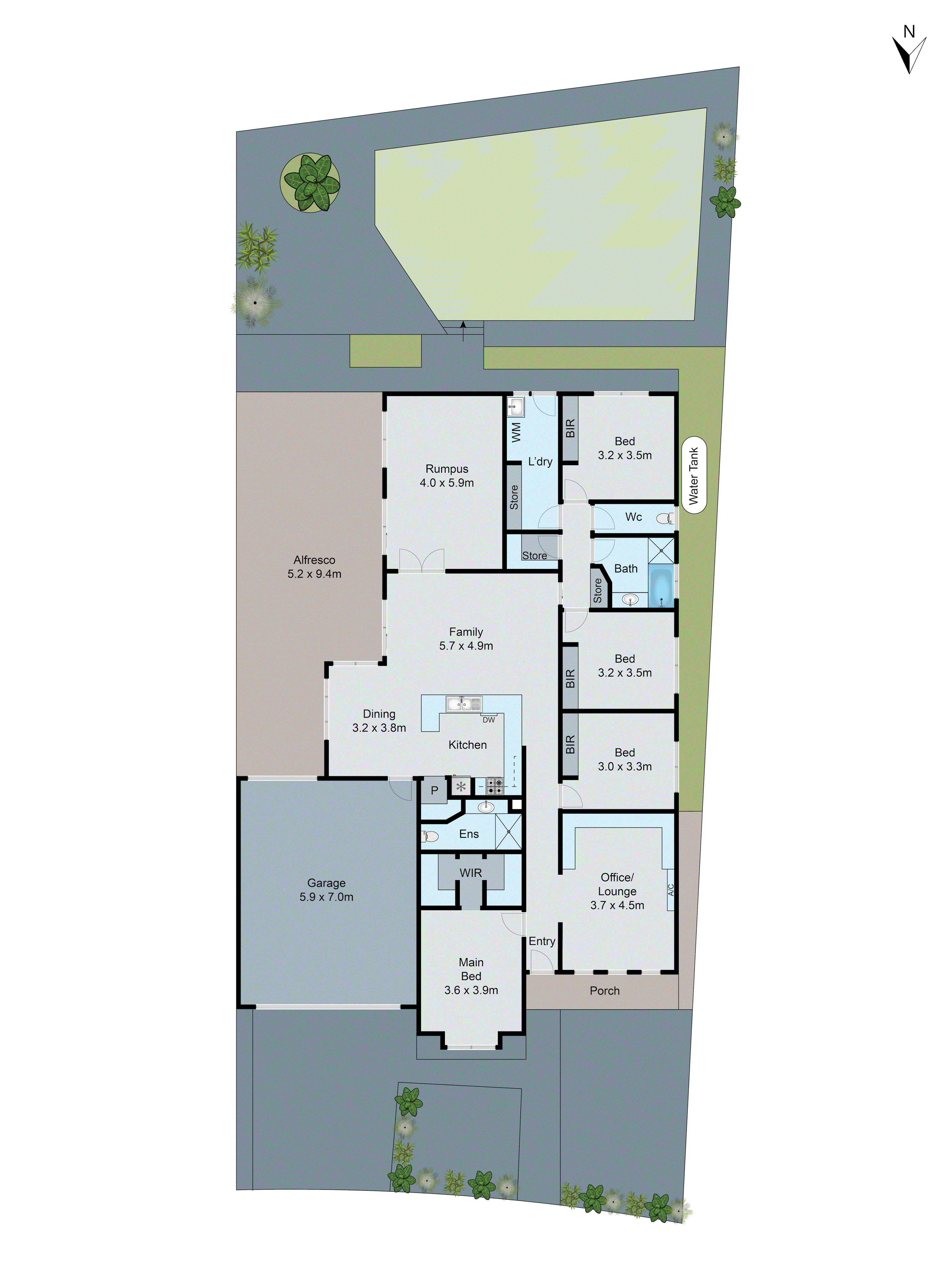 12 Pinot Street, Waurn Ponds VIC 3216 - Floorplan