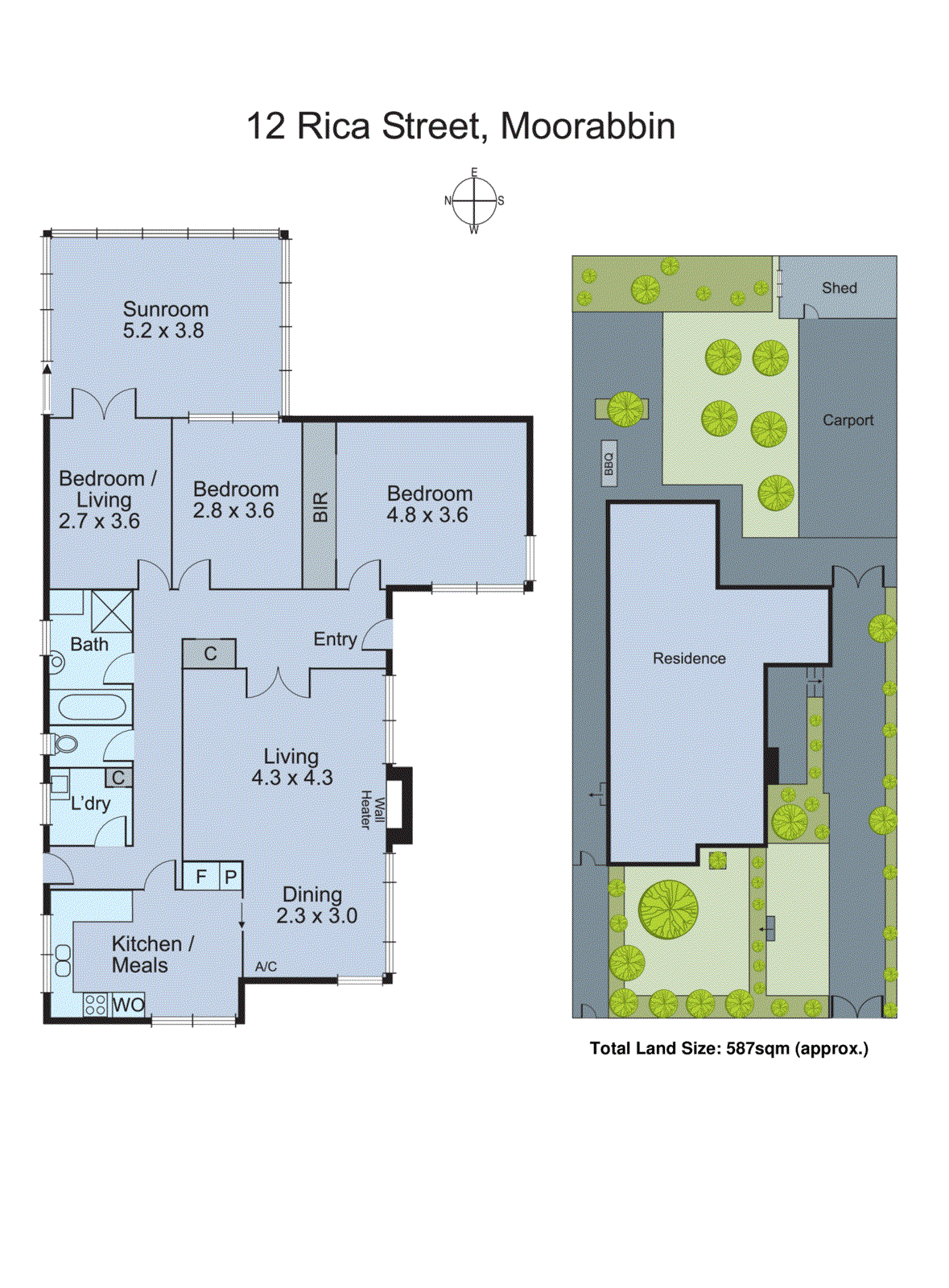 12 Rica Street, Moorabbin VIC 3189 - Floorplan