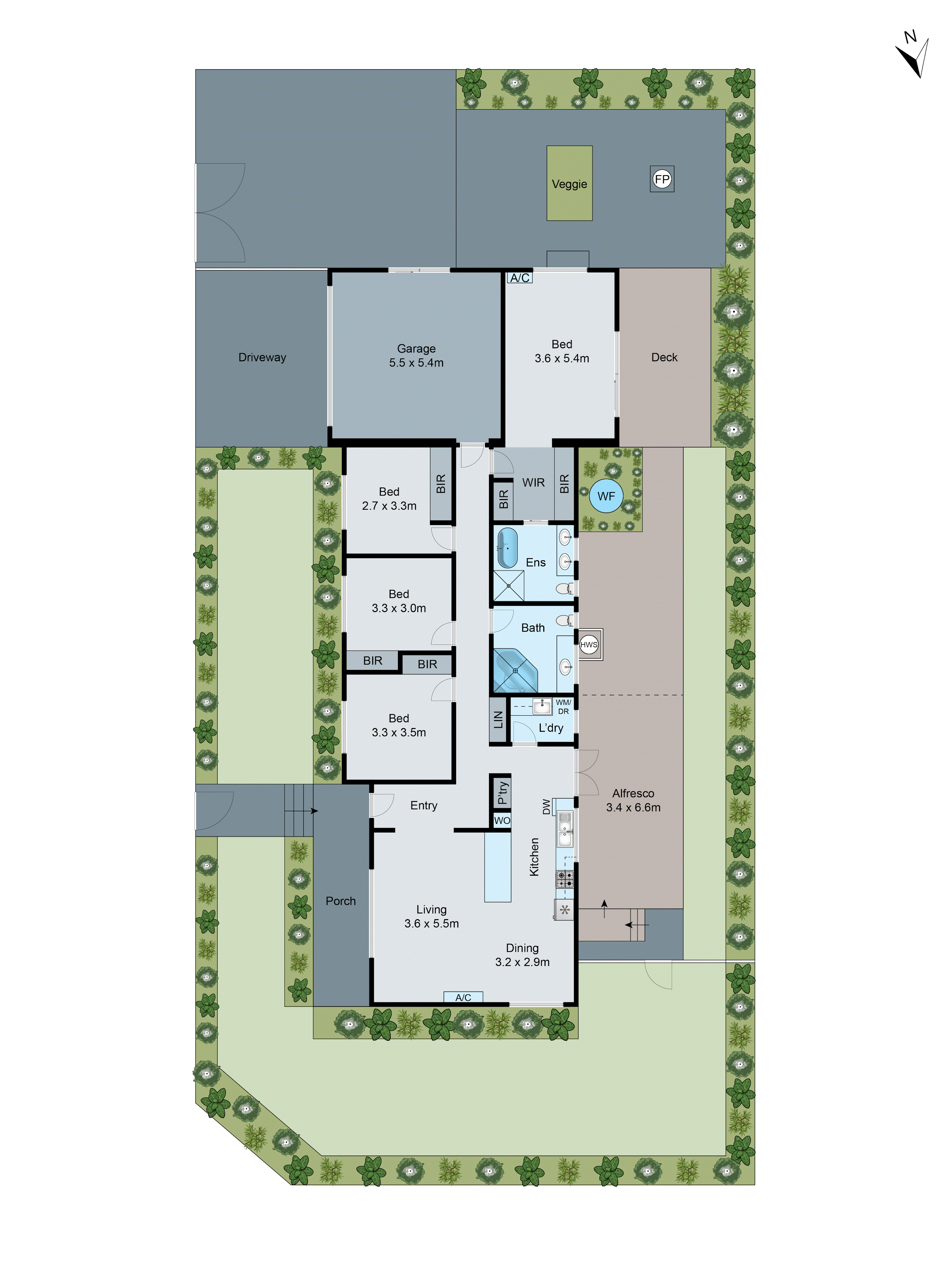 12 Roycroft Avenue, Highton VIC 3216 - Floorplan