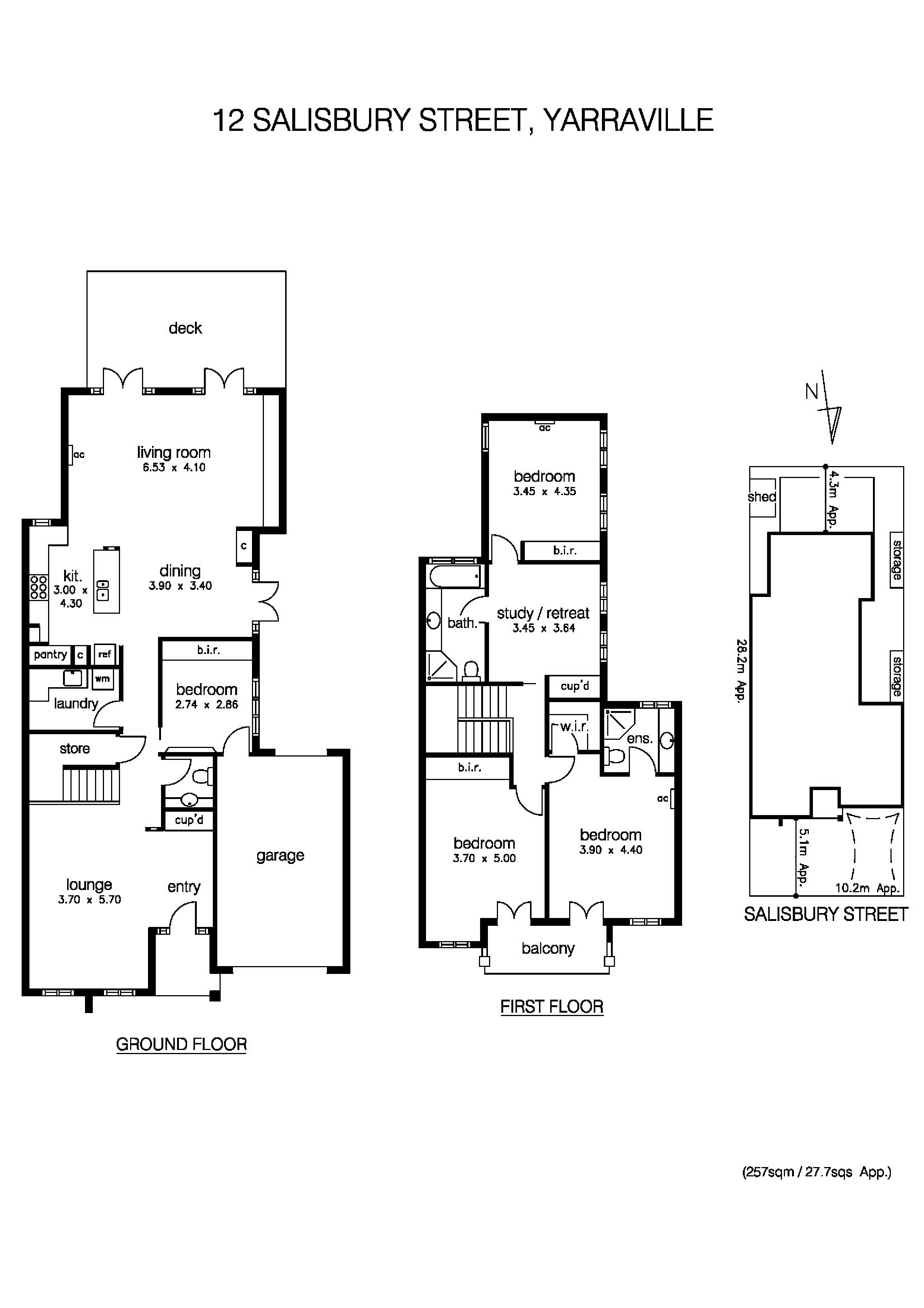 12 Salisbury Street, YARRAVILLE VIC 3013 - Floorplan