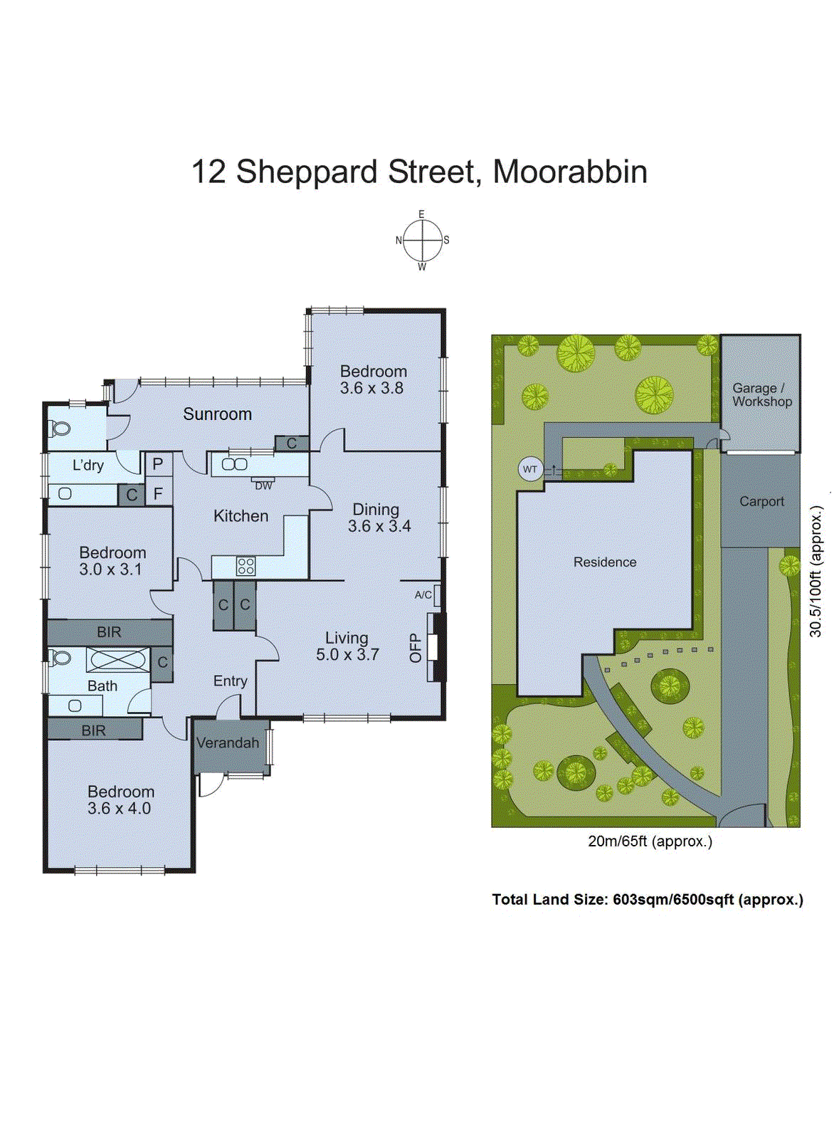 12 Sheppard Street, Moorabbin VIC 3189 - Floorplan
