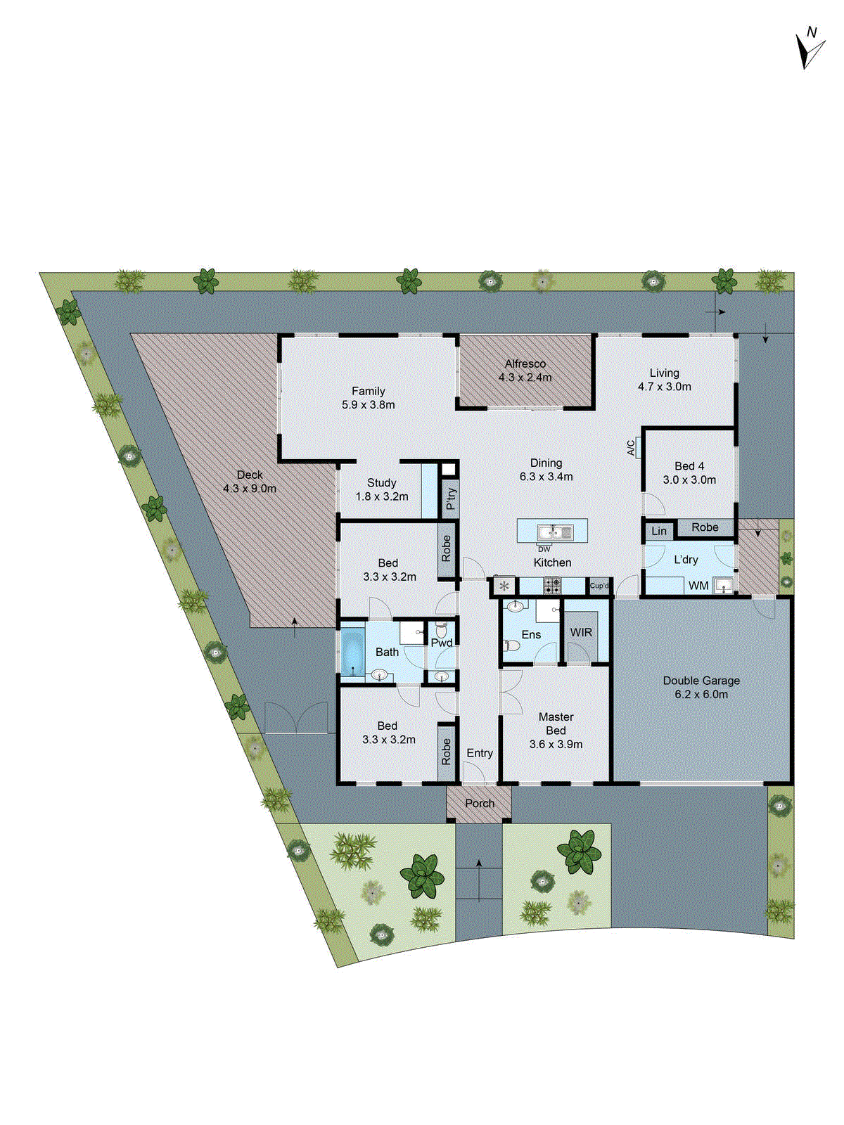 12 Silkwood Close, Highton VIC 3216 - Floorplan