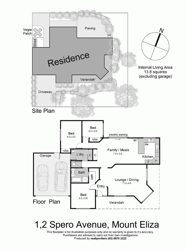 1/2 Spero Avenue, MOUNT ELIZA VIC 3930 - Floorplan