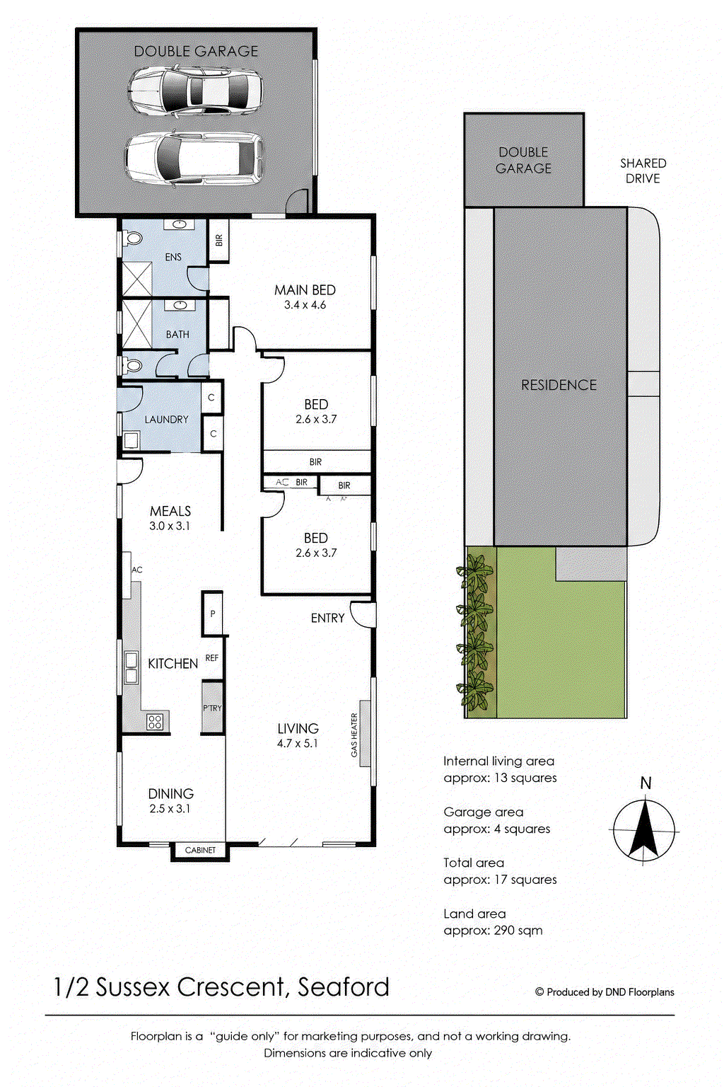 1/2 Sussex Crescent, Seaford VIC 3198 - Floorplan
