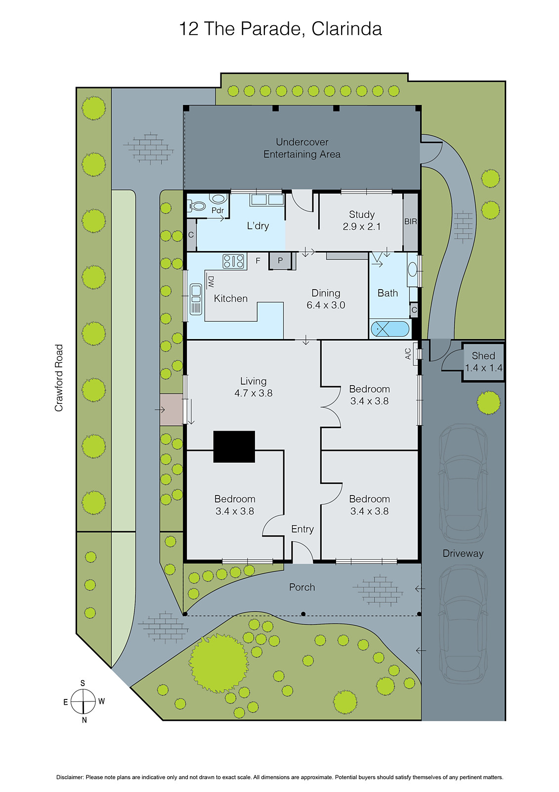 12 The Parade, Clarinda VIC 3169 - Floorplan