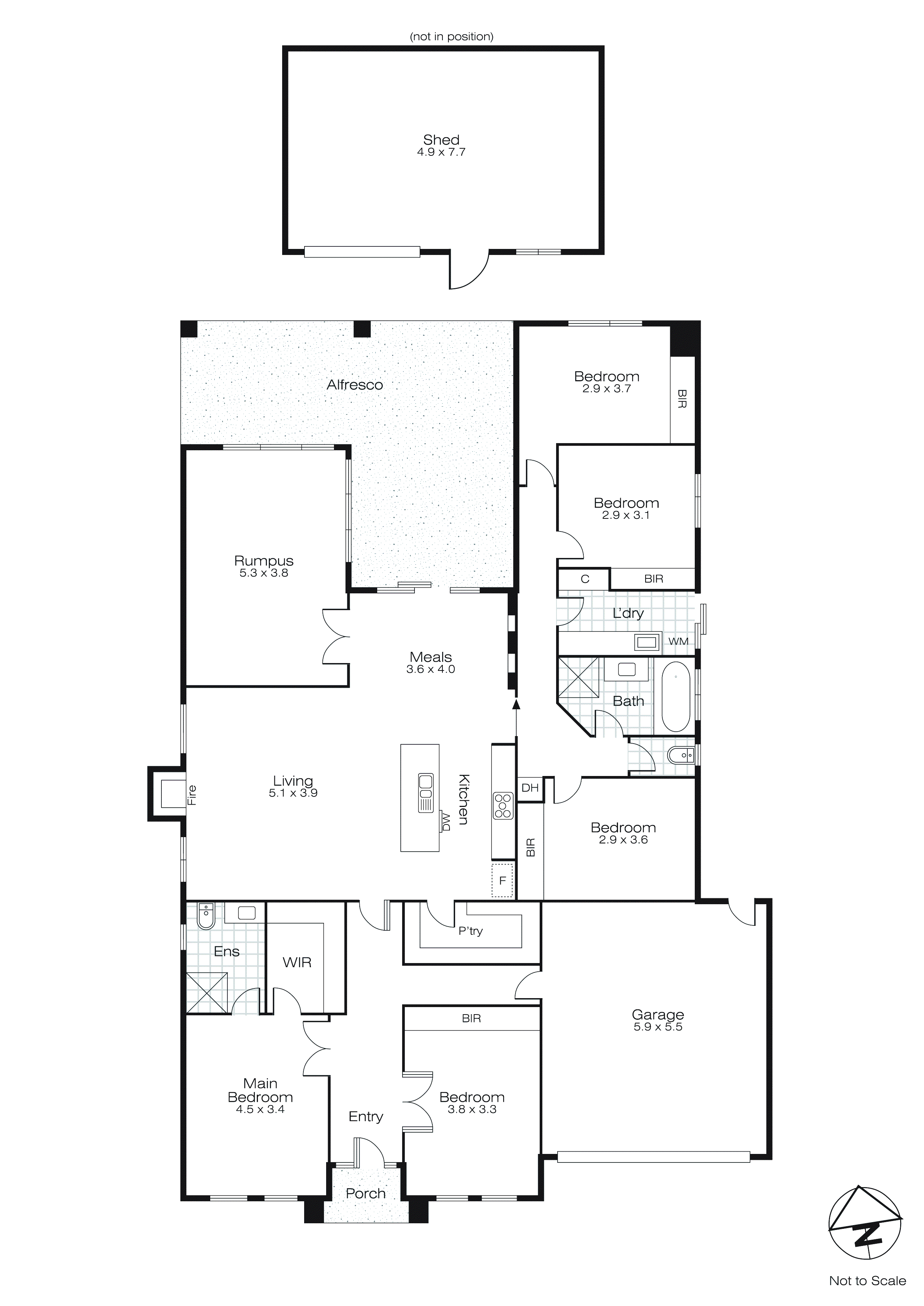 12 The Ridge, Winter Valley VIC 3358 - Floorplan