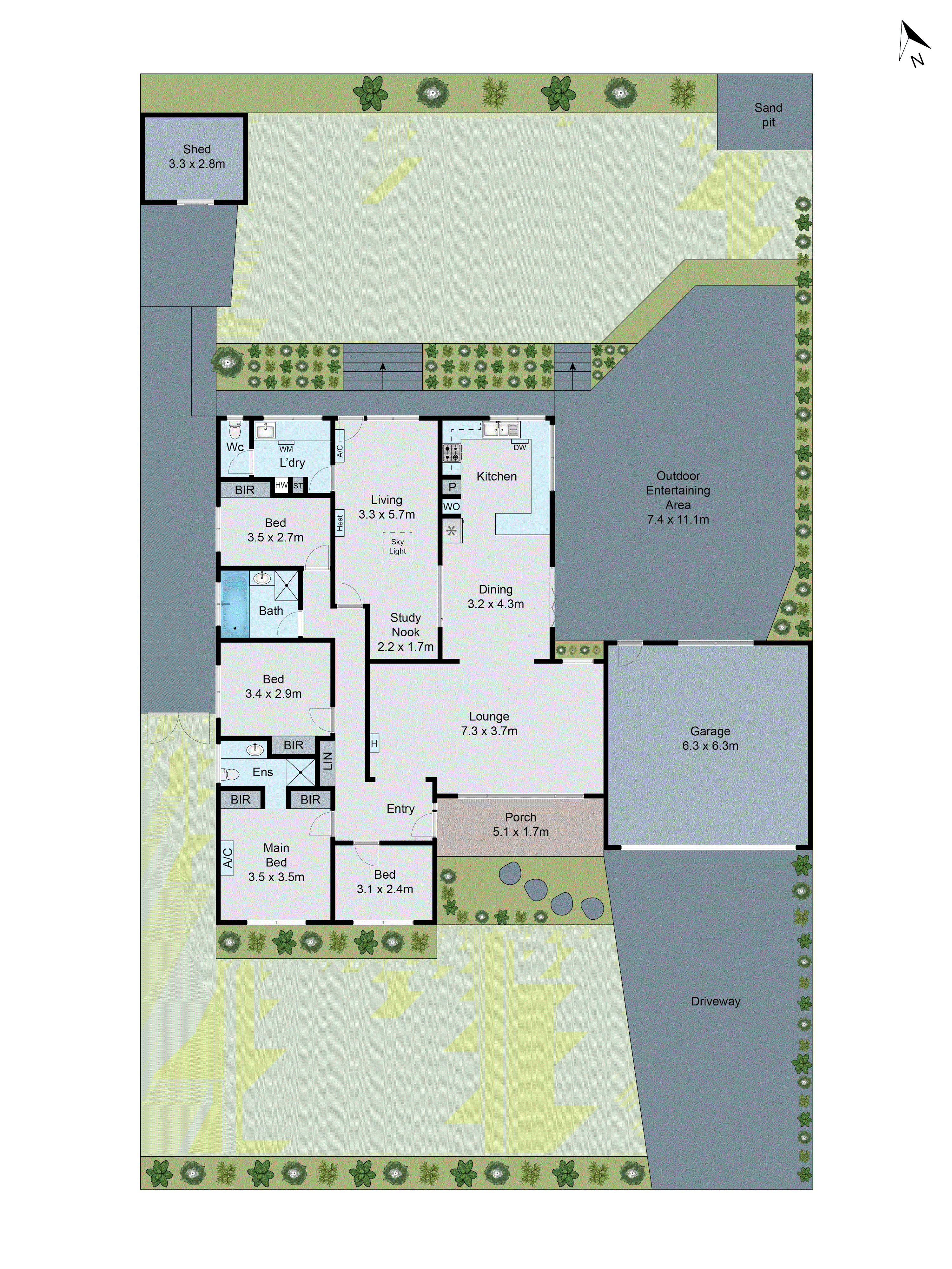 12 Thornbury Lane, Highton VIC 3216 - Floorplan