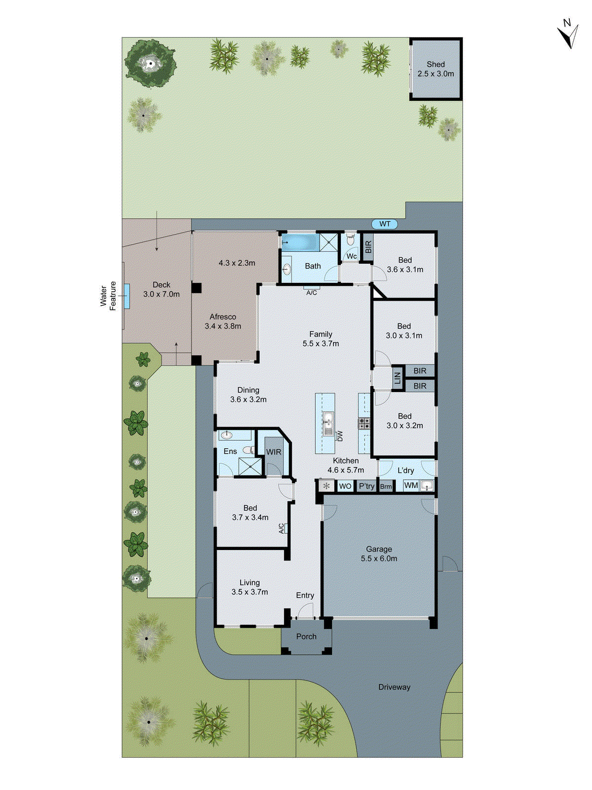 12 Thwaites Close, Highton VIC 3216 - Floorplan