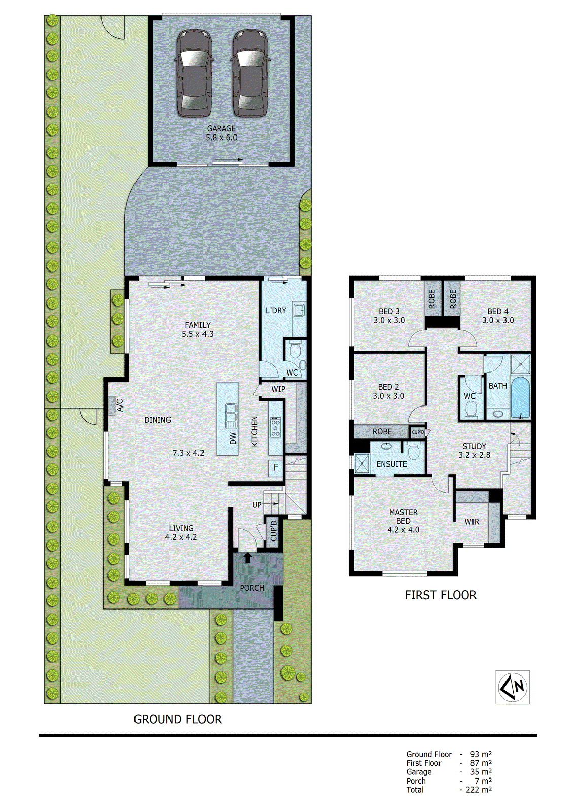 12 Timbertop Terrace, Keysborough VIC 3173 - Floorplan