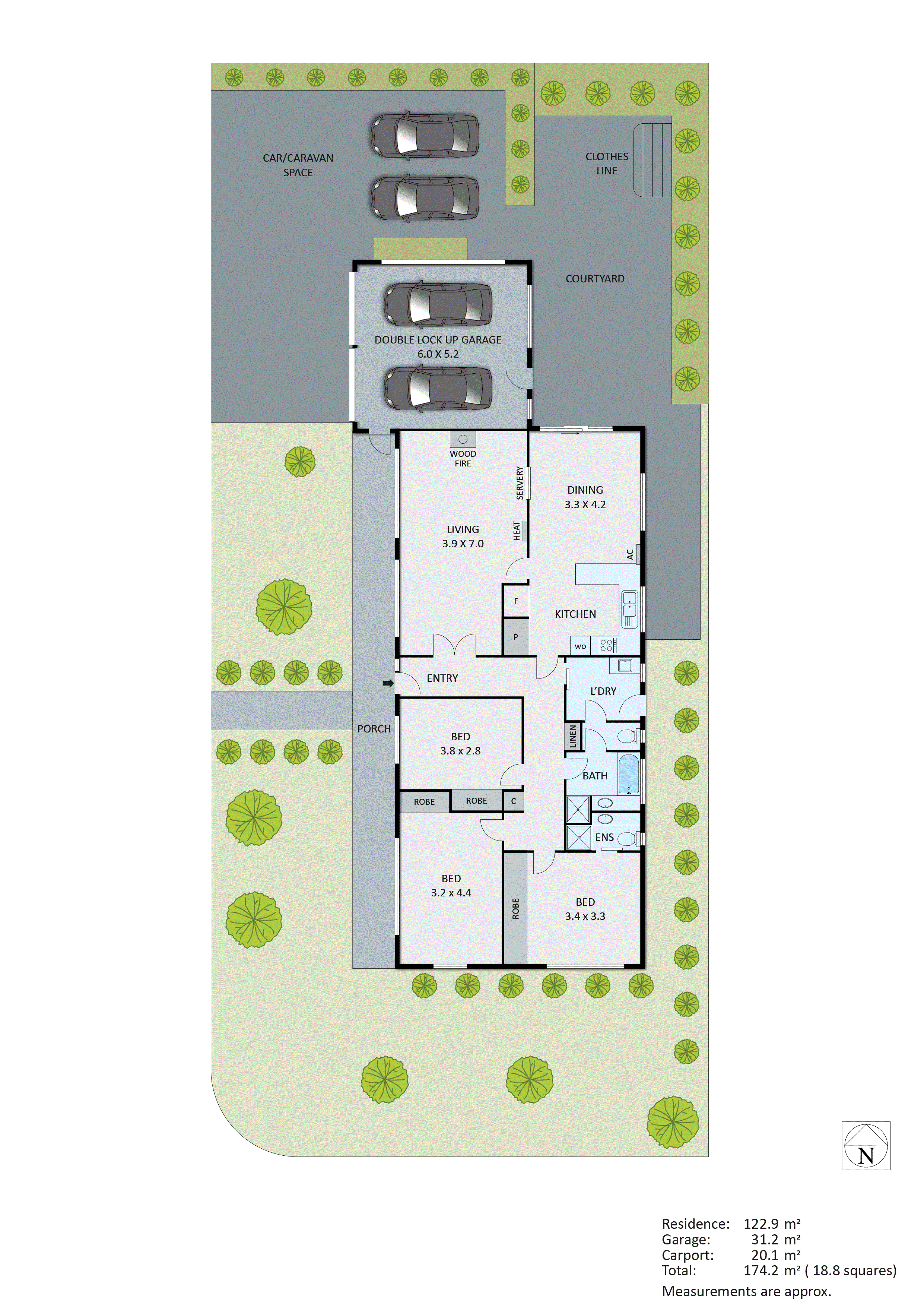 12 Village Drive, Dingley Village VIC 3172 - Floorplan