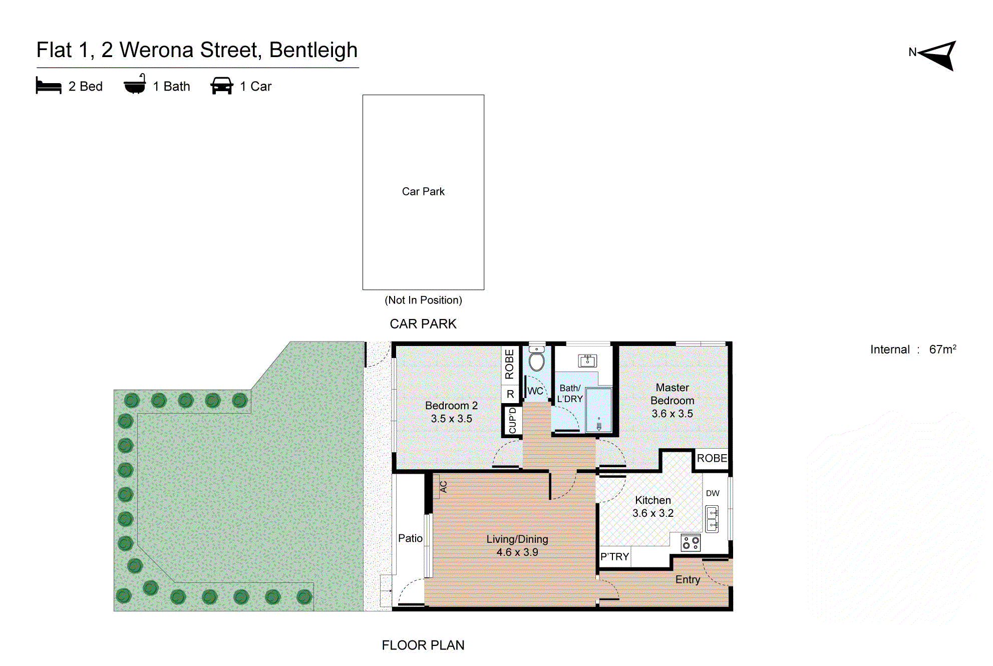 1/2 Werona Street, Bentleigh VIC 3204 - Floorplan