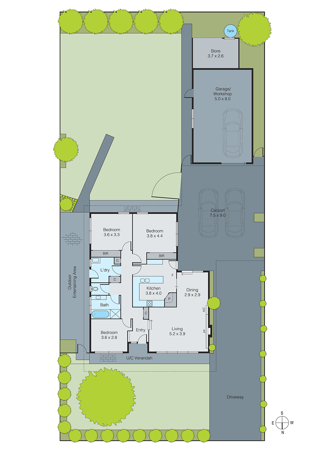 12 Westmoreland Street, St Albans Park VIC 3219 - Floorplan
