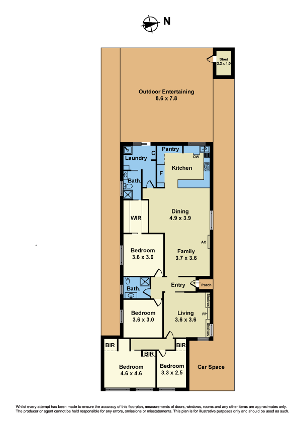 12 Williamstown Road, KINGSVILLE VIC 3012 - Floorplan