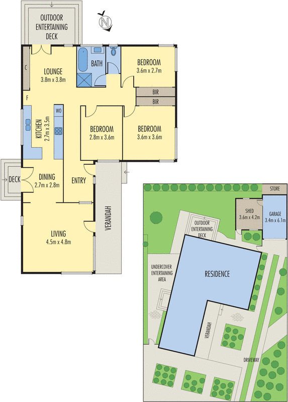 12 Wirth Court, Newcomb VIC 3219 - Floorplan