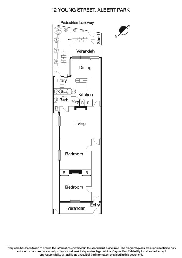 12 Young Street, ALBERT PARK VIC 3206 - Floorplan
