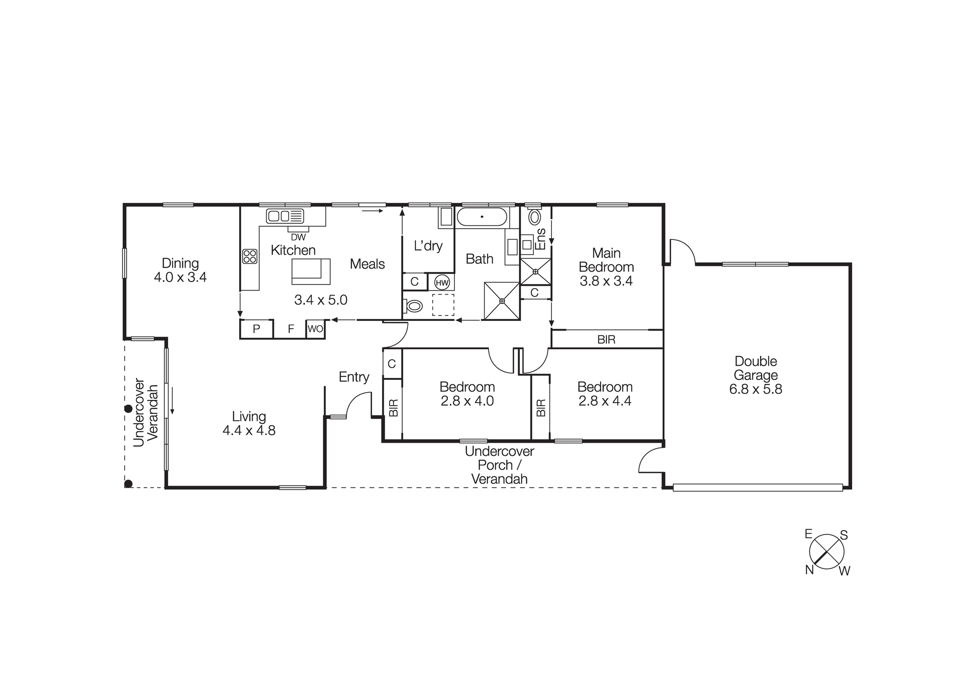 1/20-22 Linacre Road, Hampton VIC 3188 - Floorplan
