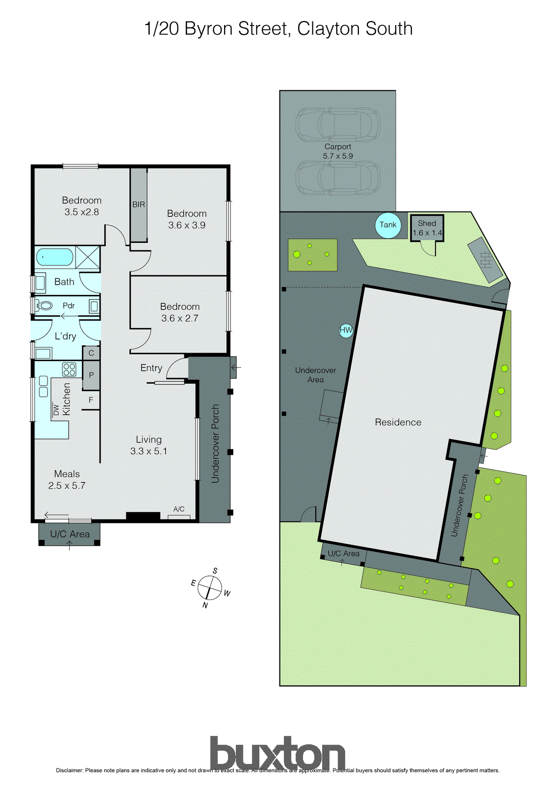 1/20 Byron Street, Clayton South VIC 3169 - Floorplan