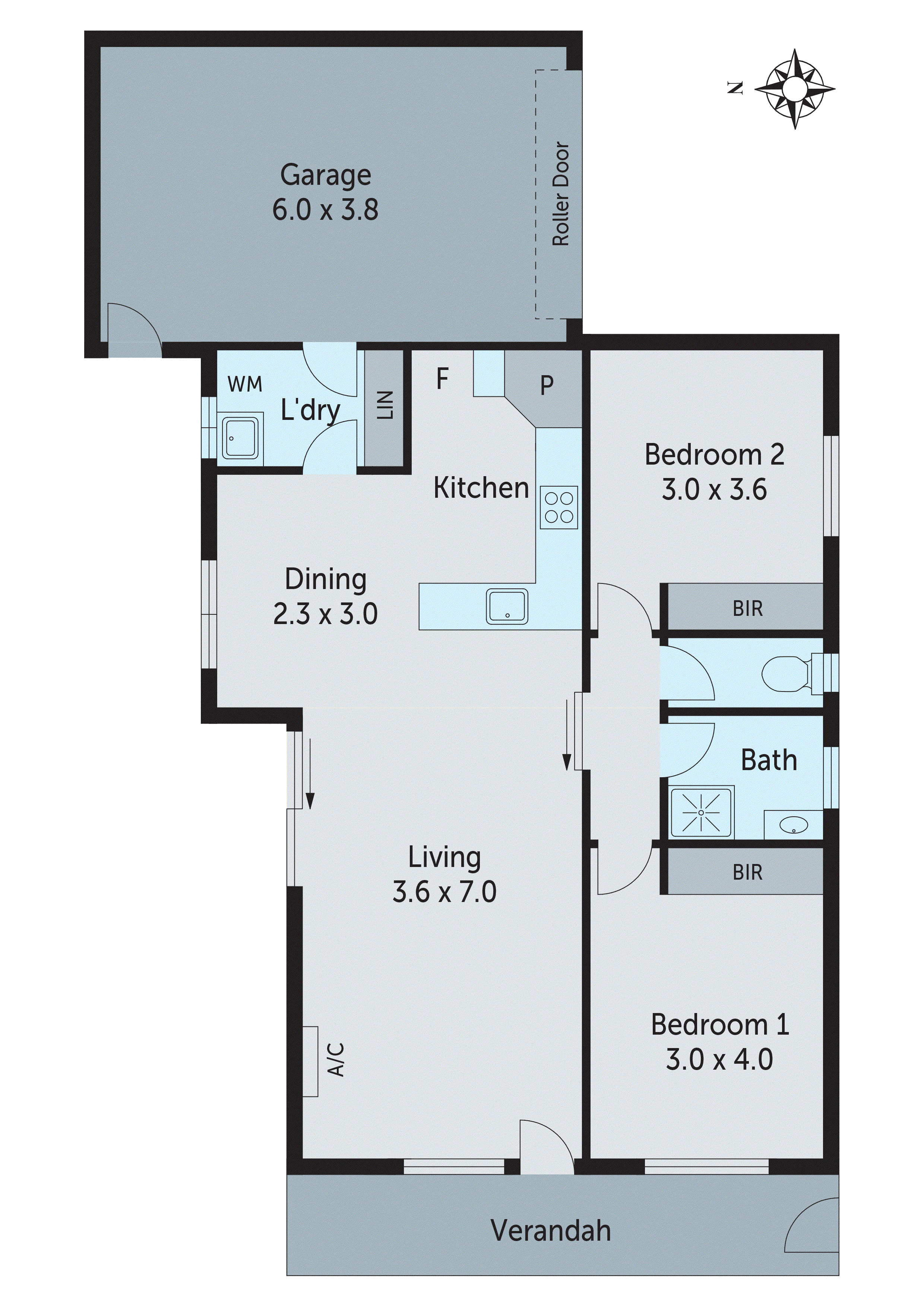 1/20 Coquette Street, Geelong West VIC 3218 - Floorplan