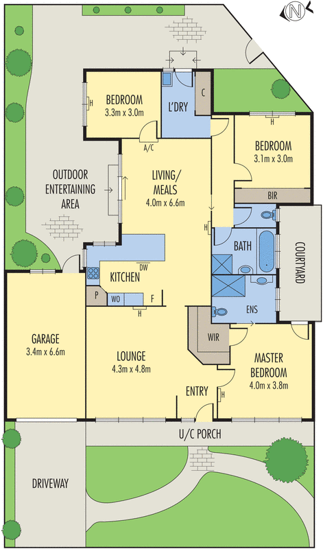 1/20 Marshall Avenue, Clayton VIC 3168 - Floorplan