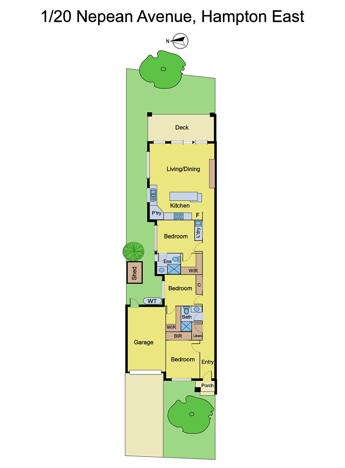 1/20 Nepean Avenue, Hampton East VIC 3188 - Floorplan