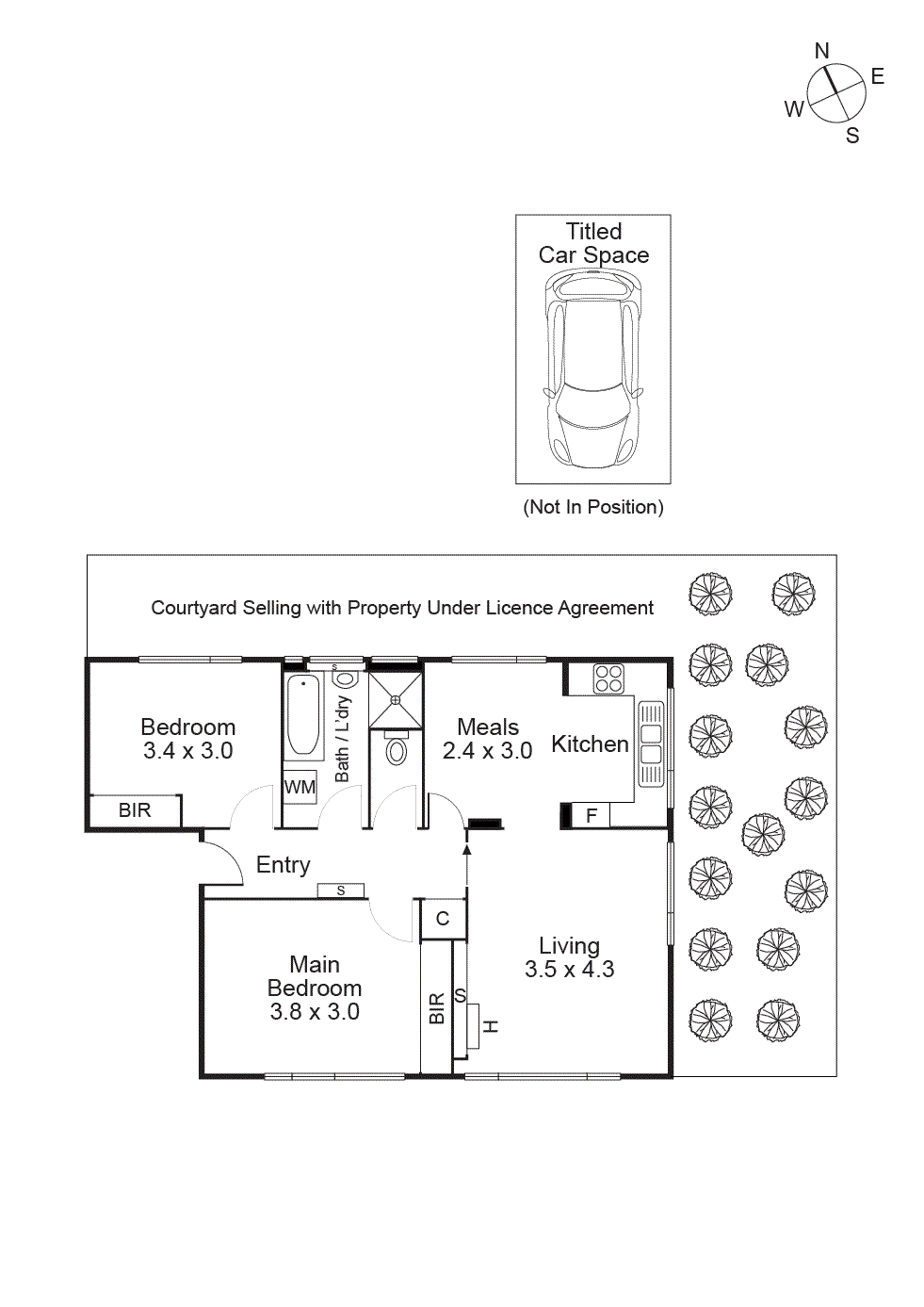 1/20 Pine Avenue, Elwood VIC 3184 - Floorplan