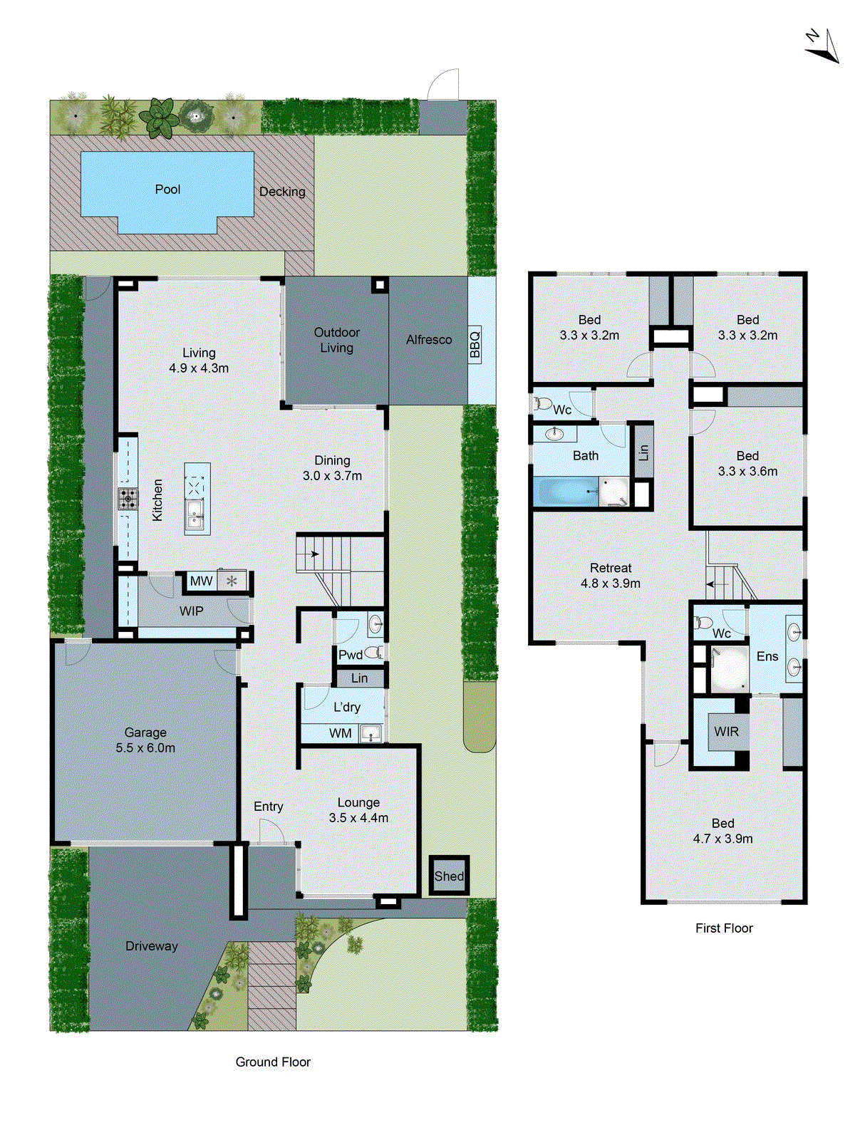 120 Rutledge Boulevard, North Geelong VIC 3215 - Floorplan