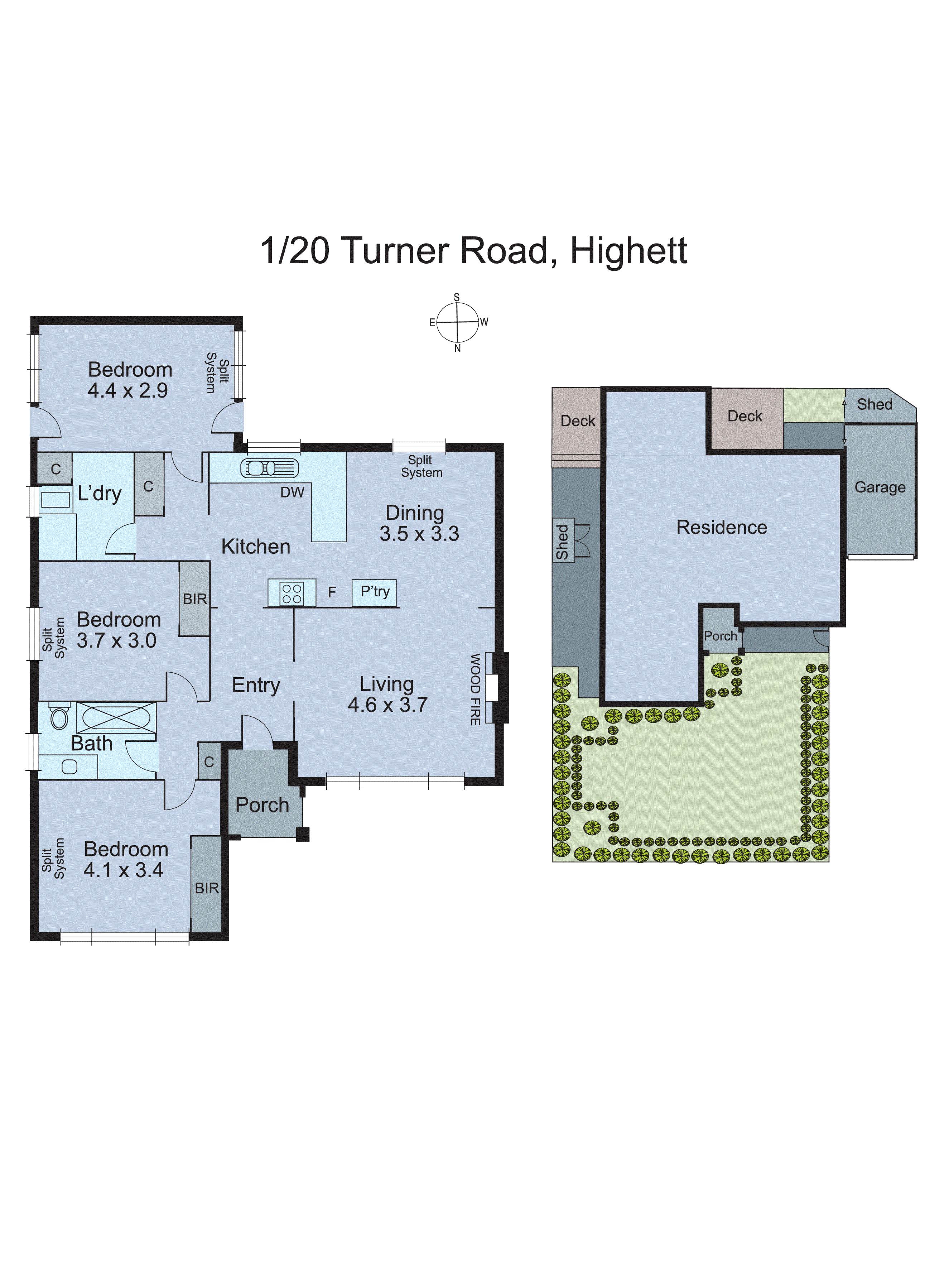 1/20 Turner Road, Highett VIC 3190 - Floorplan