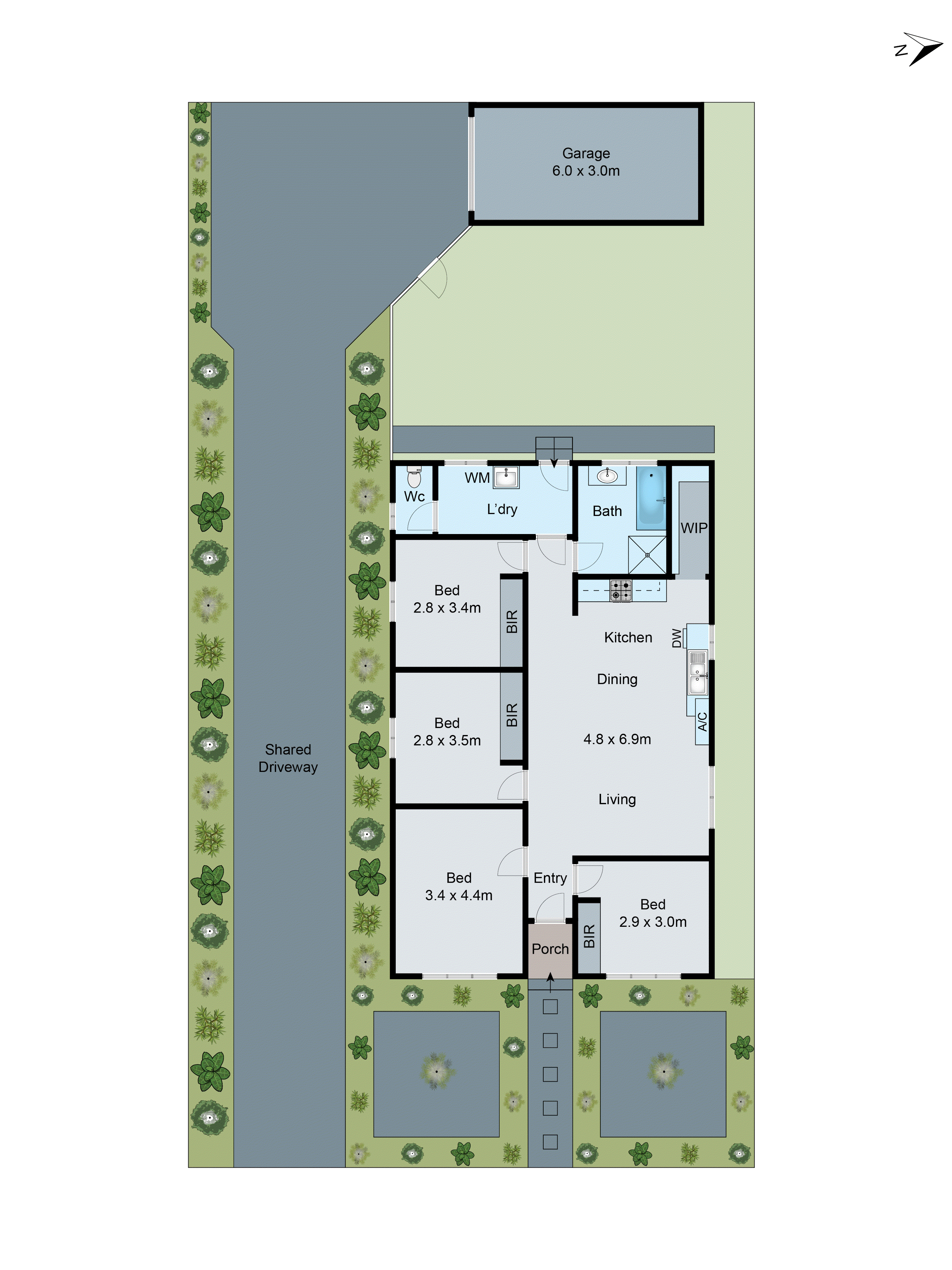 1/20 Wilsons Road, Newcomb VIC 3219 - Floorplan