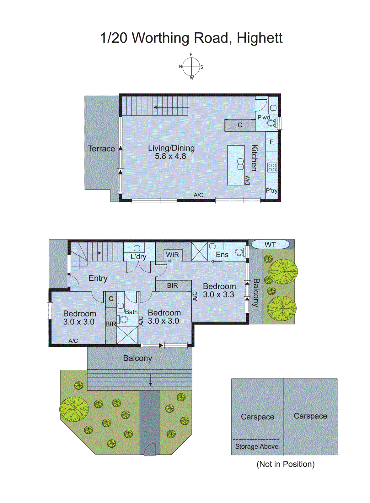 1/20 Worthing Road, Highett VIC 3190 - Floorplan