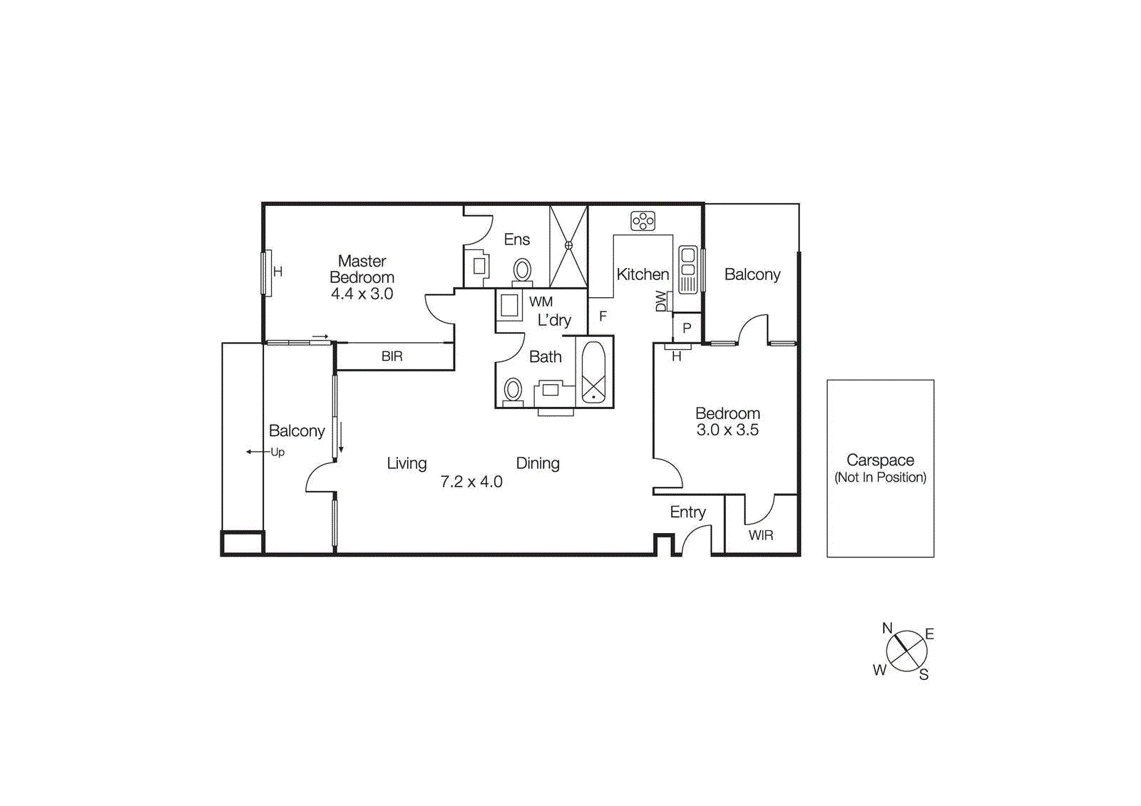 1/200 Bay Street, Port Melbourne VIC 3207 - Floorplan