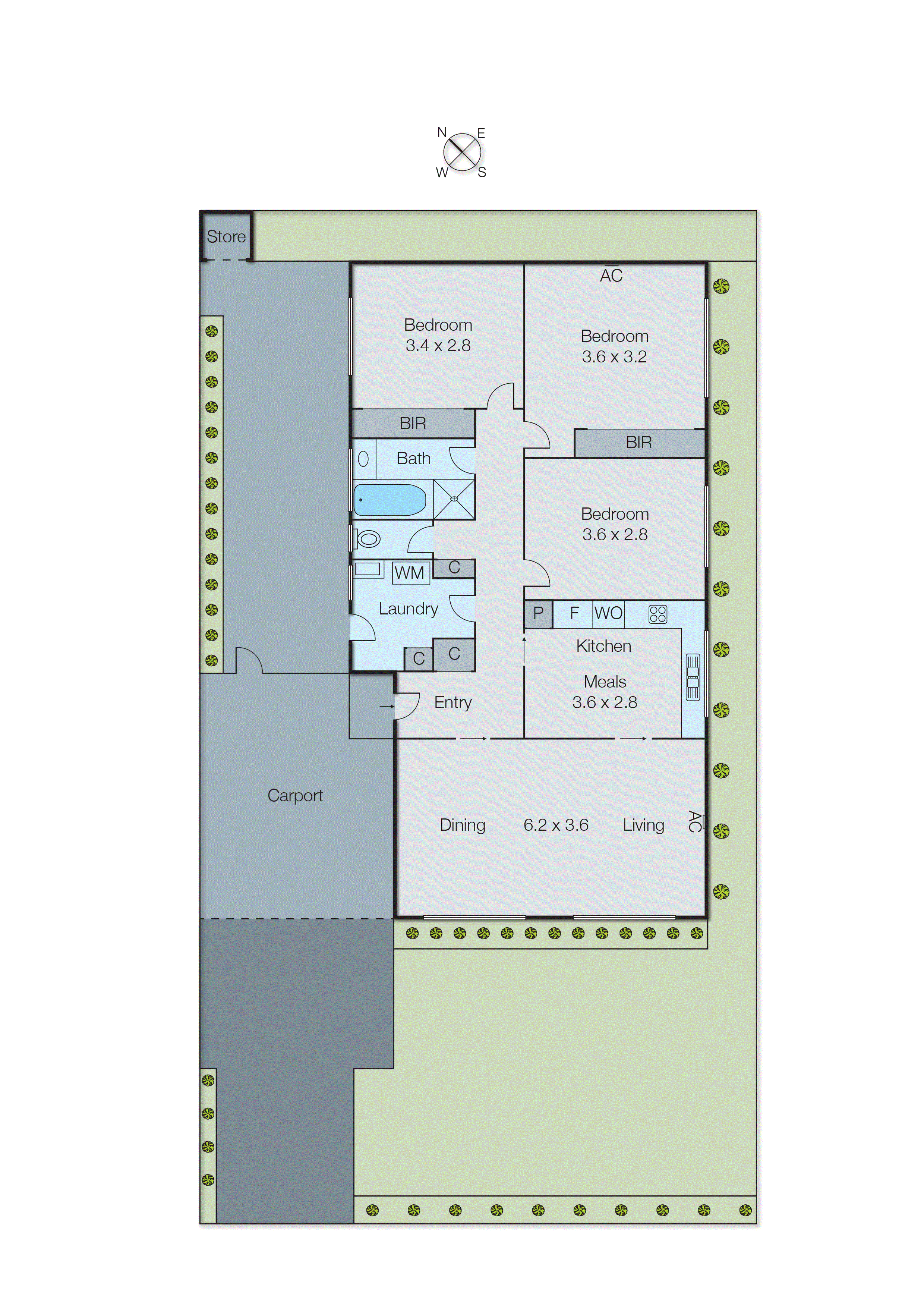 1/201 Beach Road, Mordialloc VIC 3195 - Floorplan