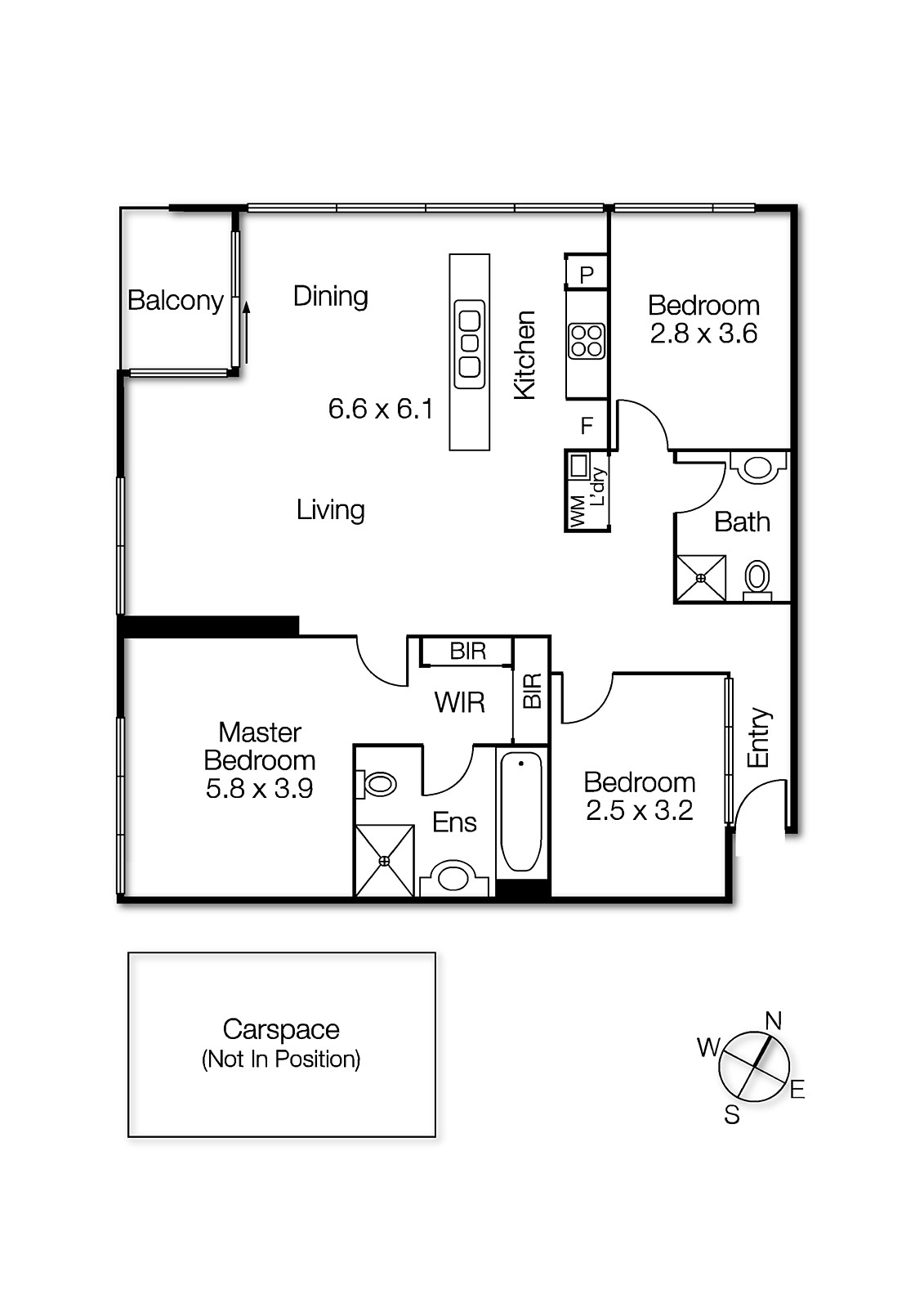 1201/82 Queens Road, Melbourne VIC 3004 - Floorplan