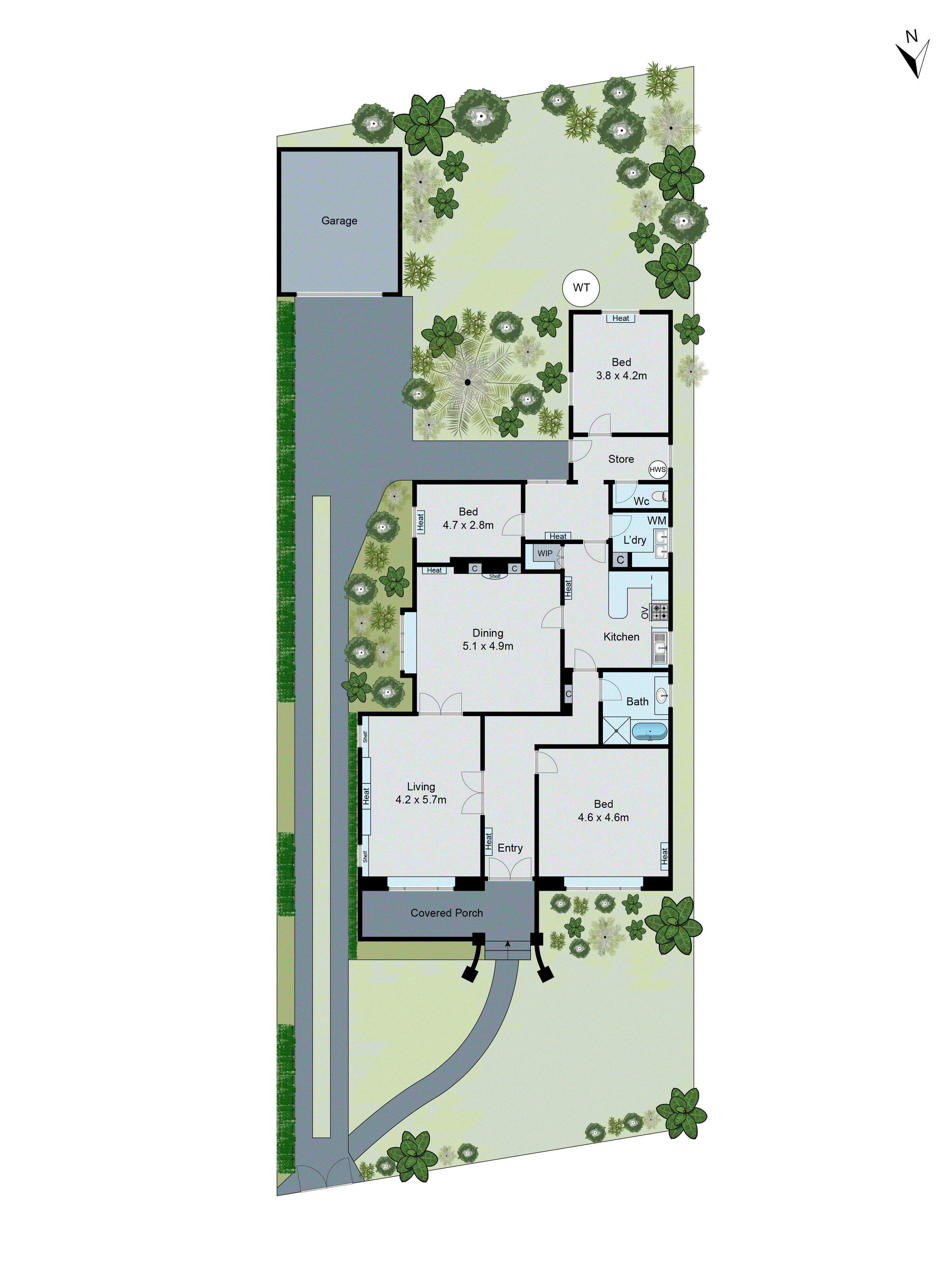 1202 Dandenong Road, Murrumbeena VIC 3163 - Floorplan