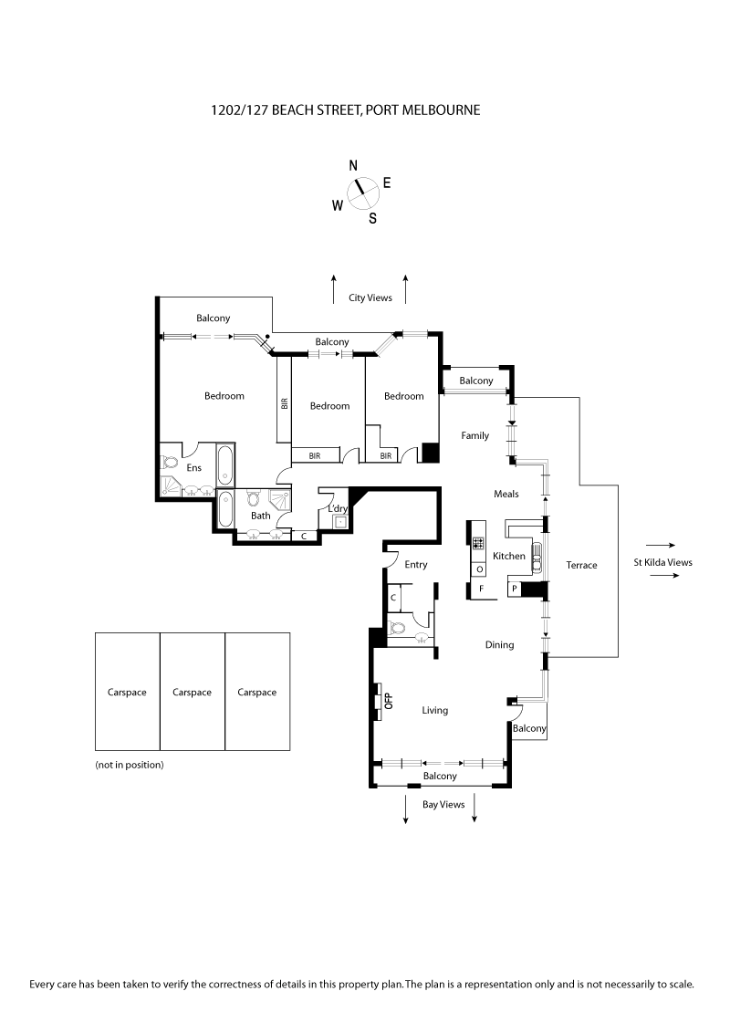 1202/127 Beach Street, PORT MELBOURNE VIC 3207 - Floorplan