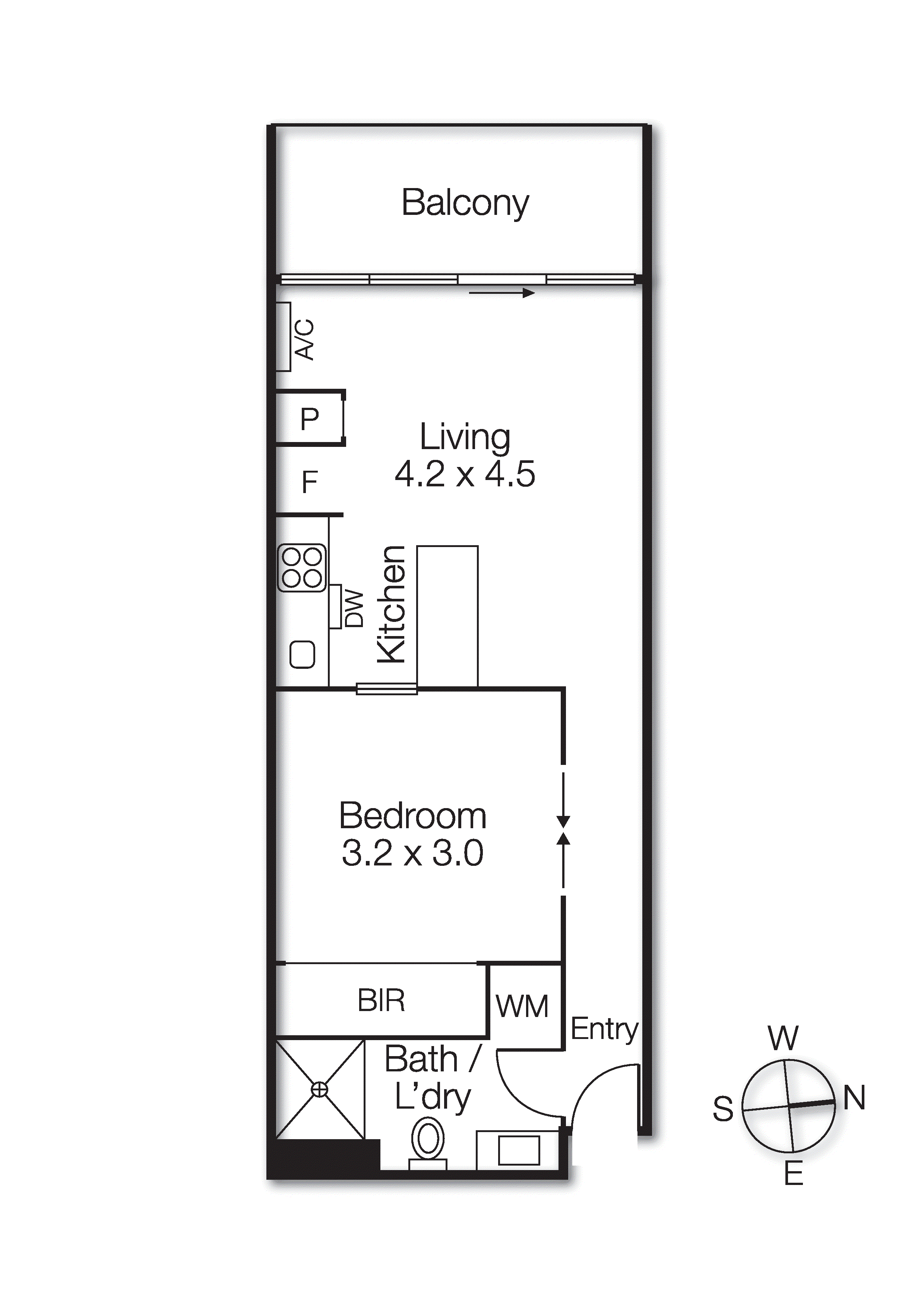 1203/50-54 Claremont Street, South Yarra VIC 3141 - Floorplan