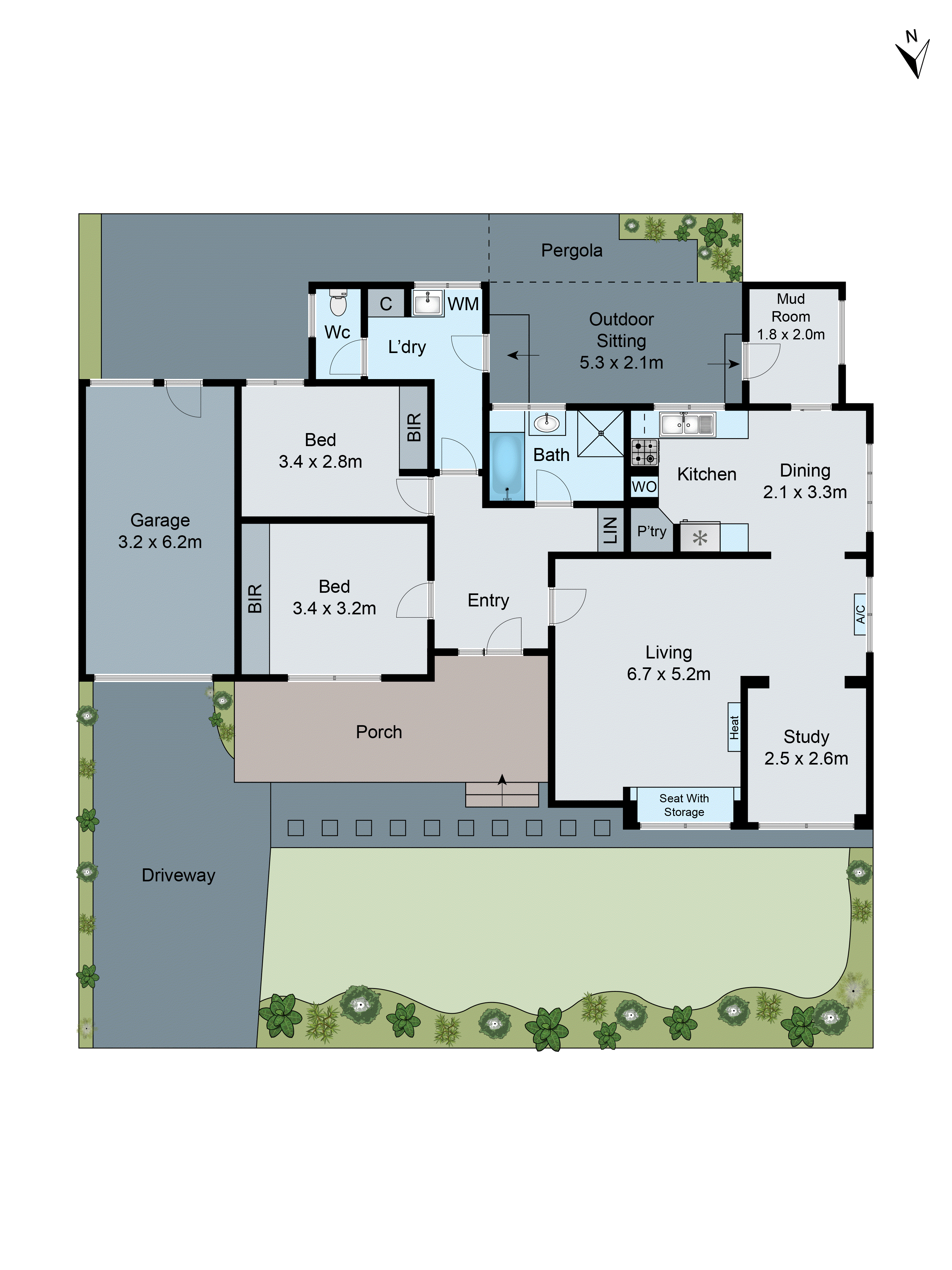 1/205 Roslyn Road, Belmont VIC 3216 - Floorplan