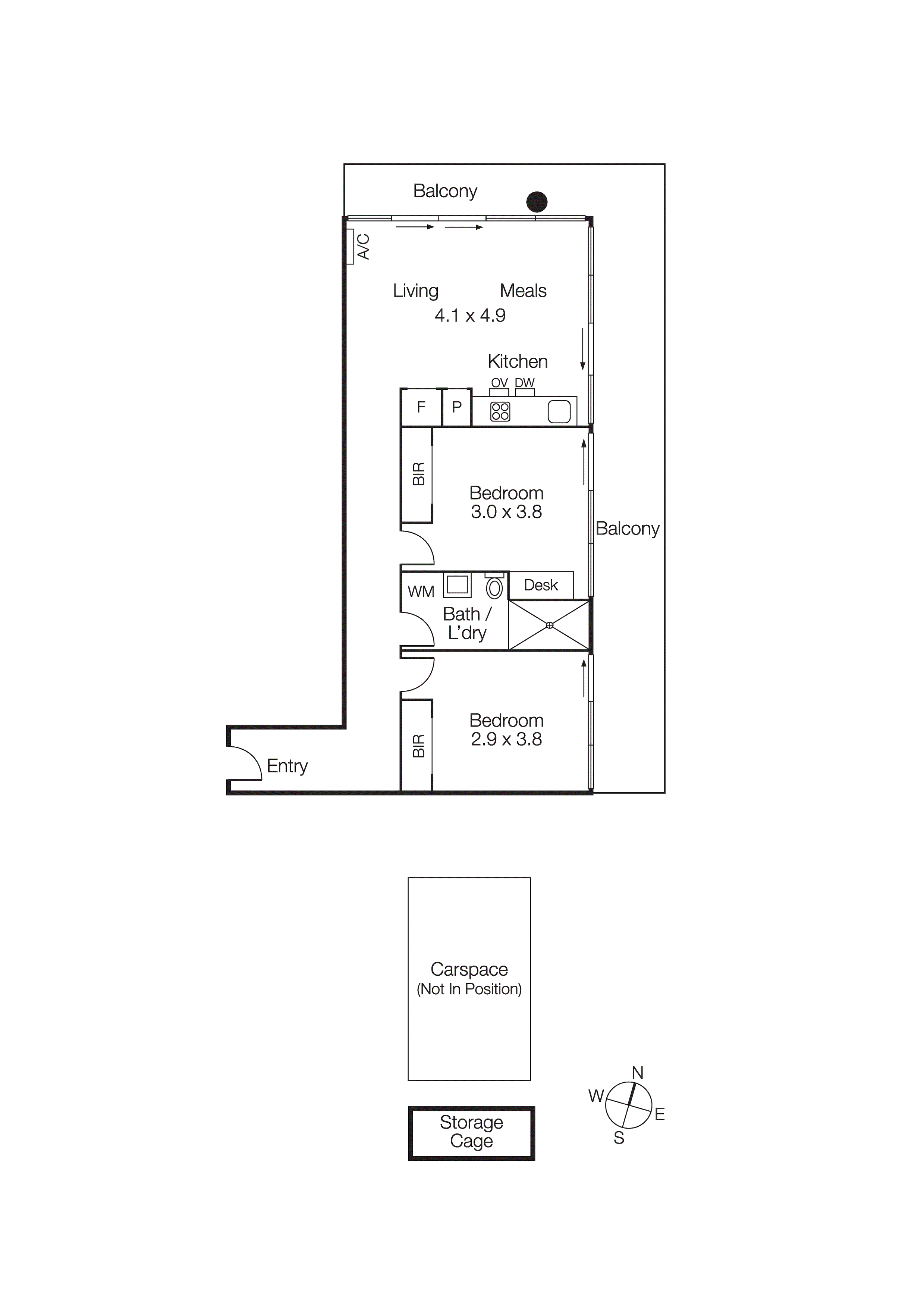 1205/52 Park Street, South Melbourne VIC 3205 - Floorplan