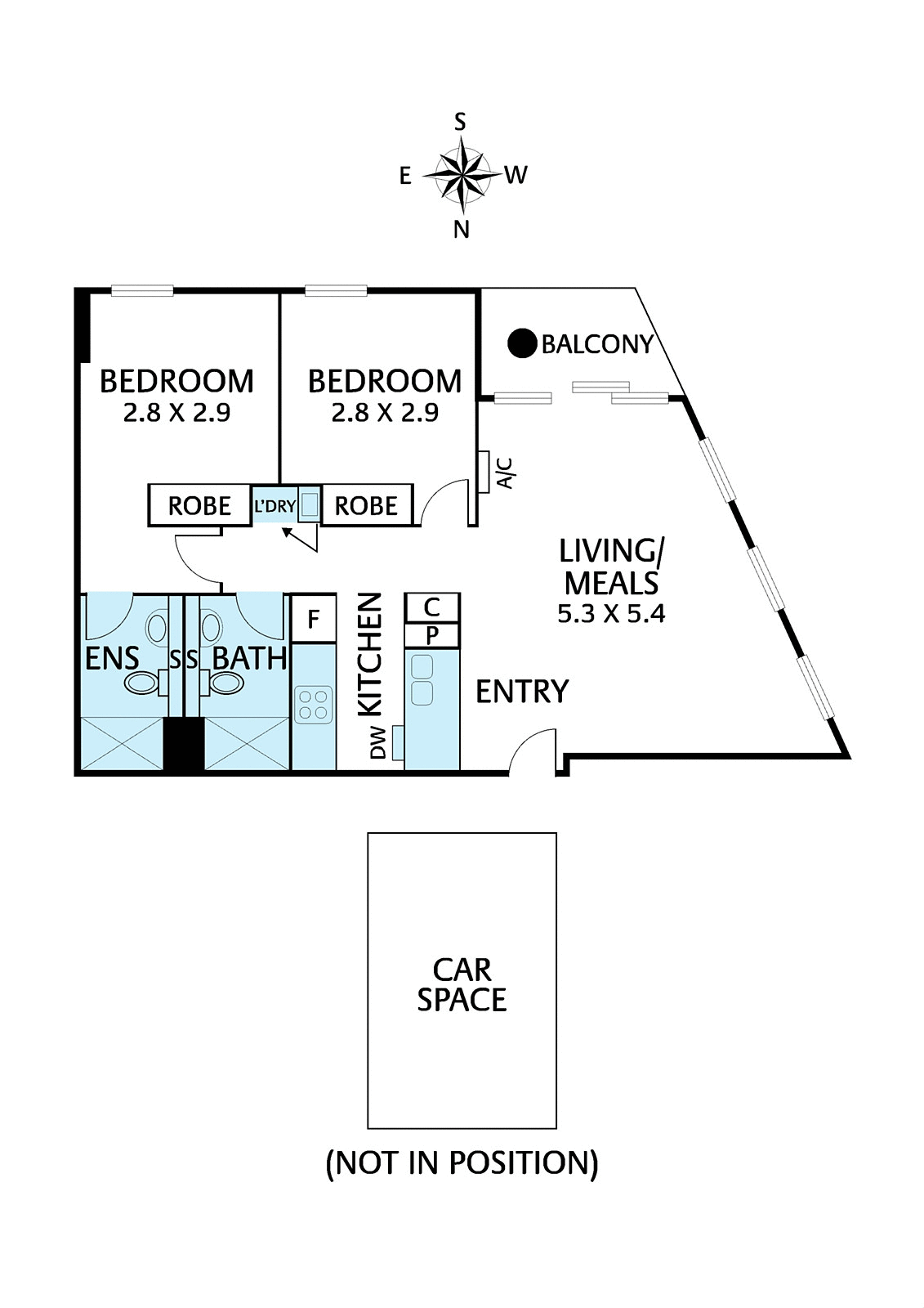 1205E/9 Robert Street, Collingwood - Floorplan 1