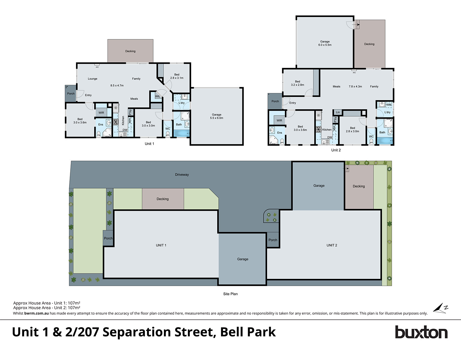 1/207 Separation Street, Bell Park VIC 3215 - Floorplan