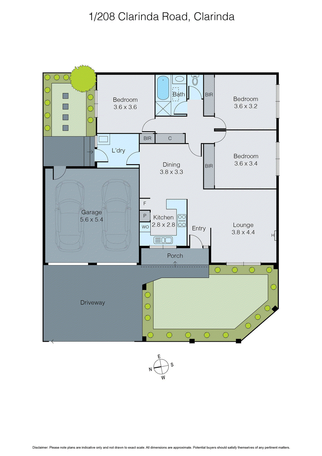 1/208 Clarinda Road, Clarinda VIC 3169 - Floorplan
