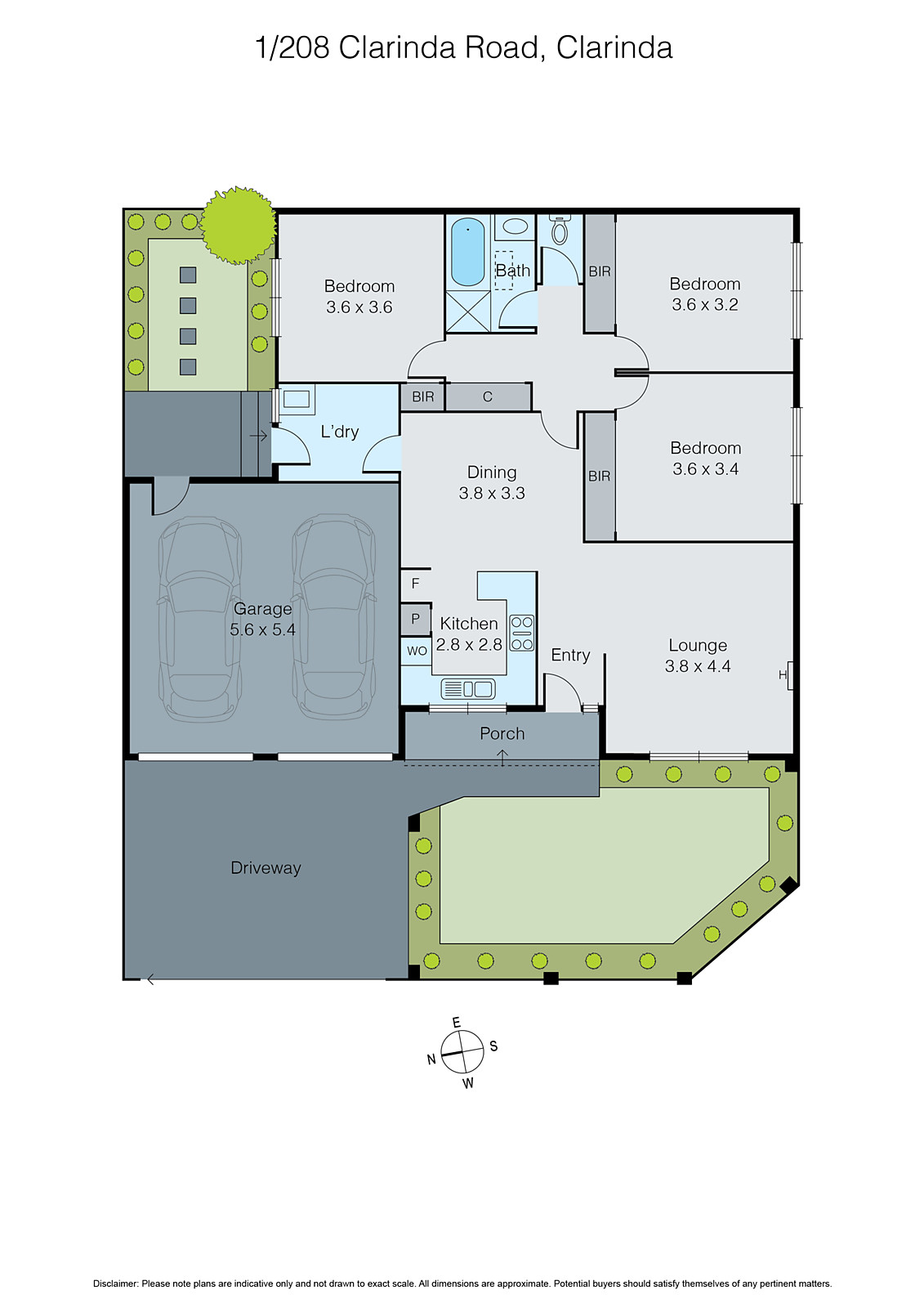 1/208 Clarinda Road, Clarinda VIC 3169 - Floorplan