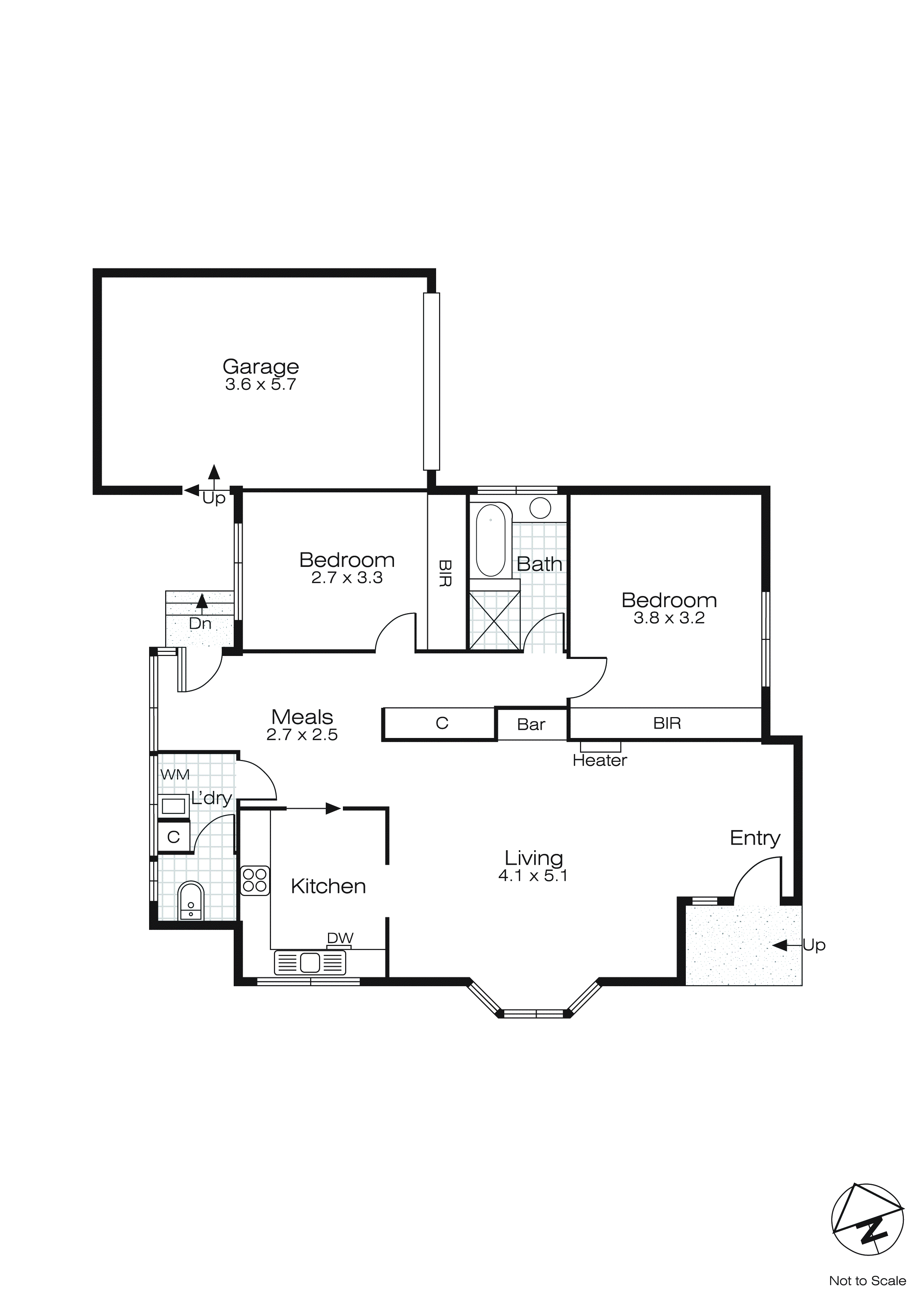 1/208 Landsborough Street, Ballarat North VIC 3350 - Floorplan