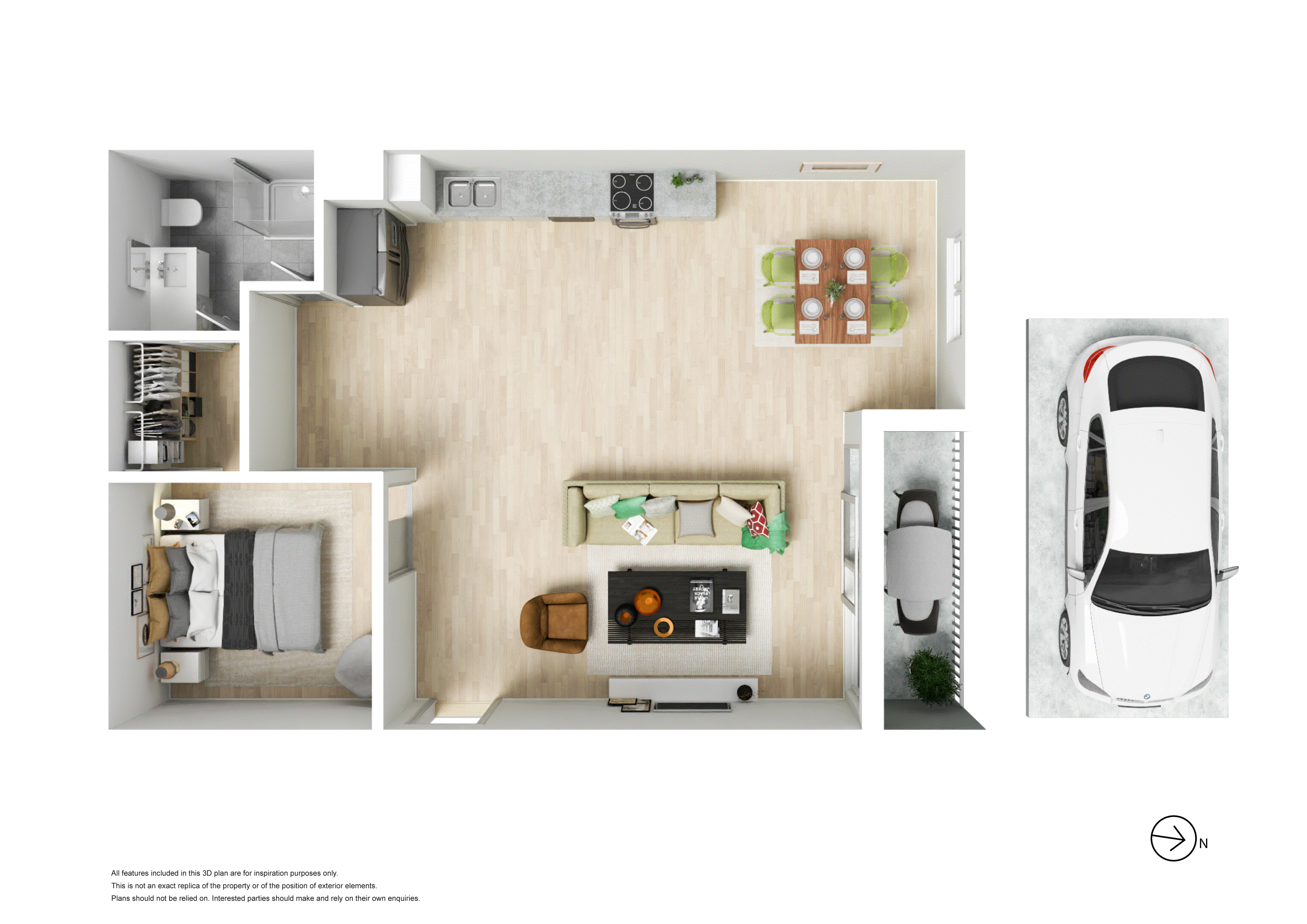 1208/83 Queens Road, Melbourne VIC 3004 - Floorplan